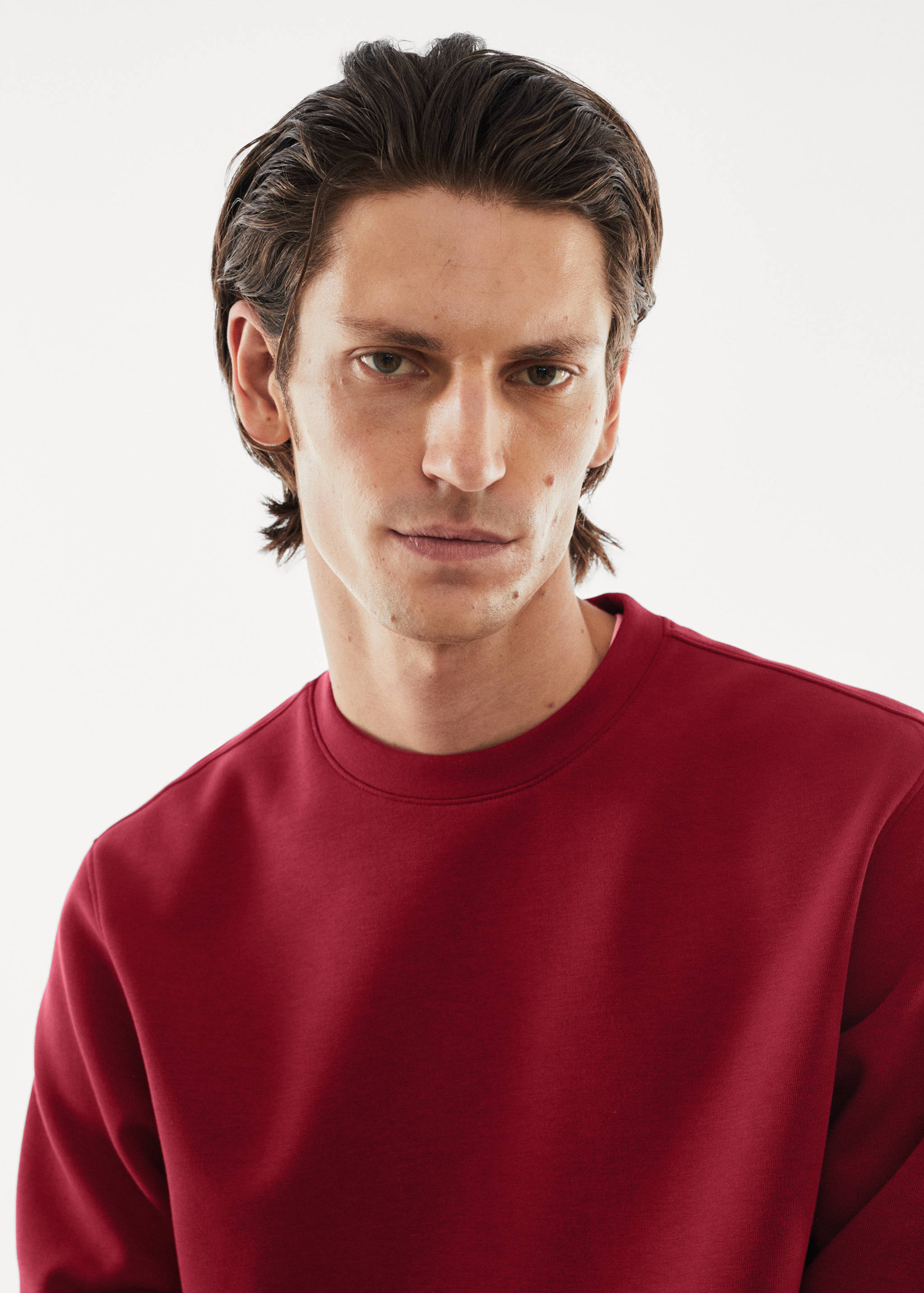 Breathable recycled fabric sweatshirt - Details of the article 1