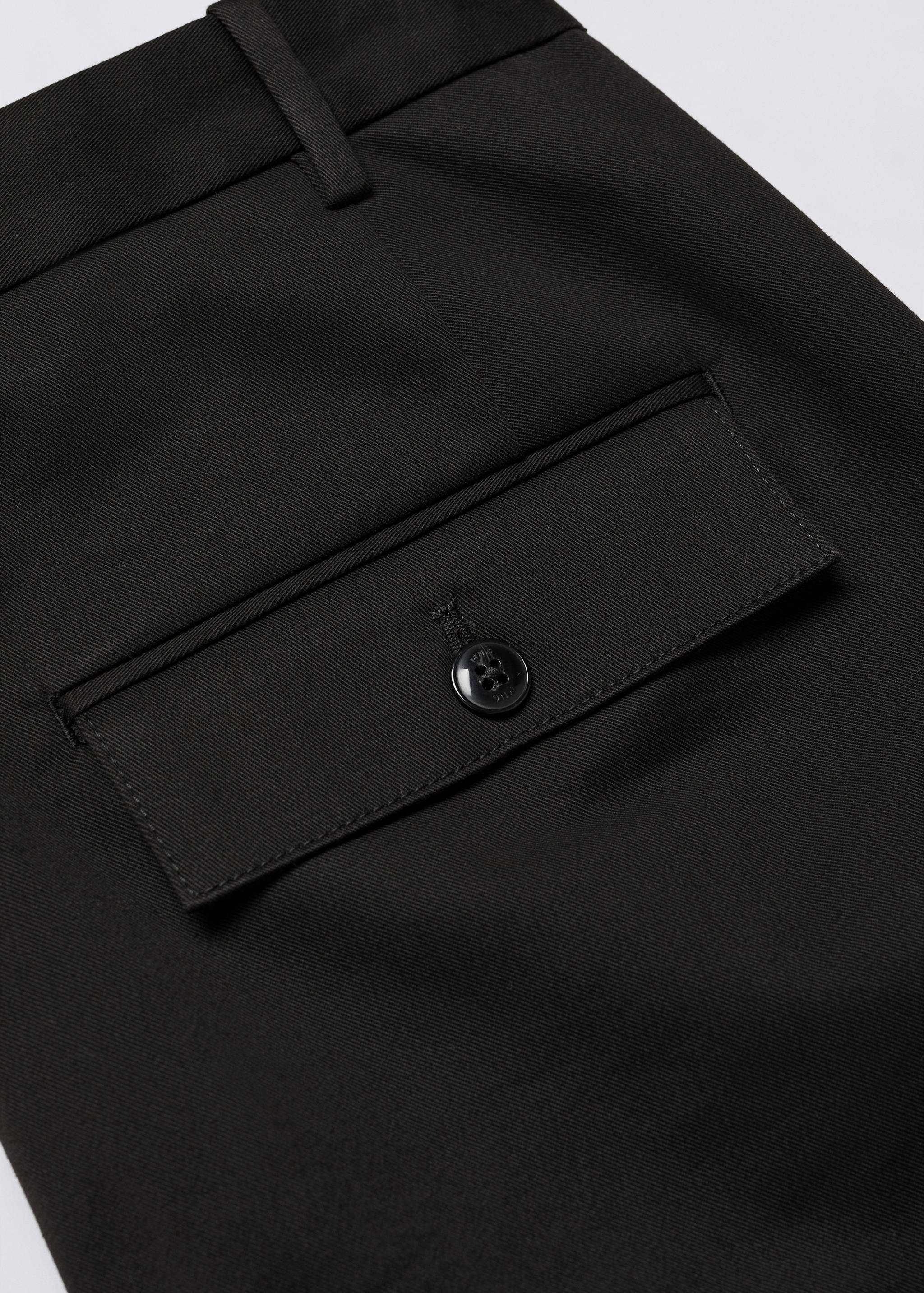 Slim-fit cotton cargo trousers - Details of the article 8