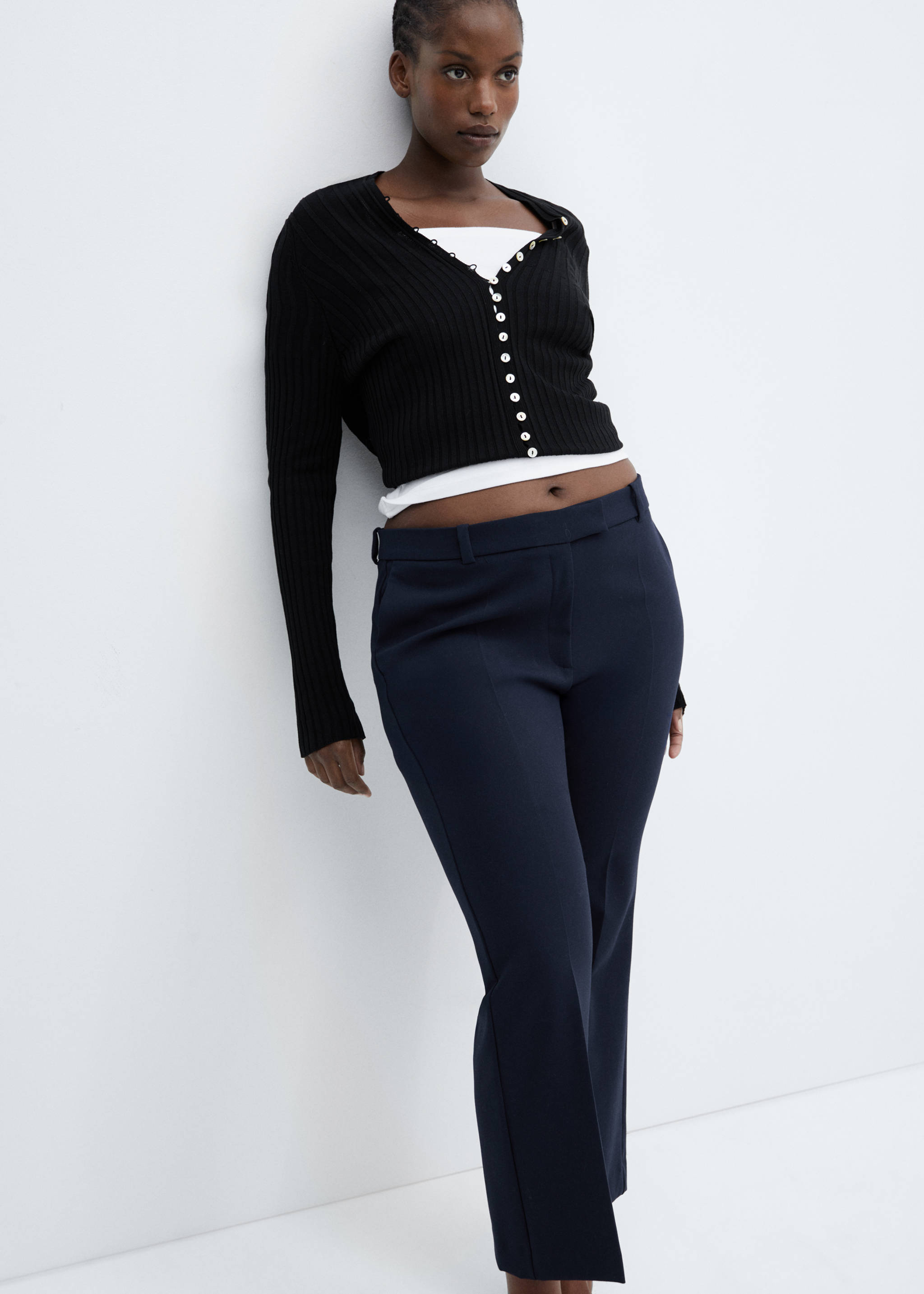 Pantalon évasé crop - Détail de l'article 4