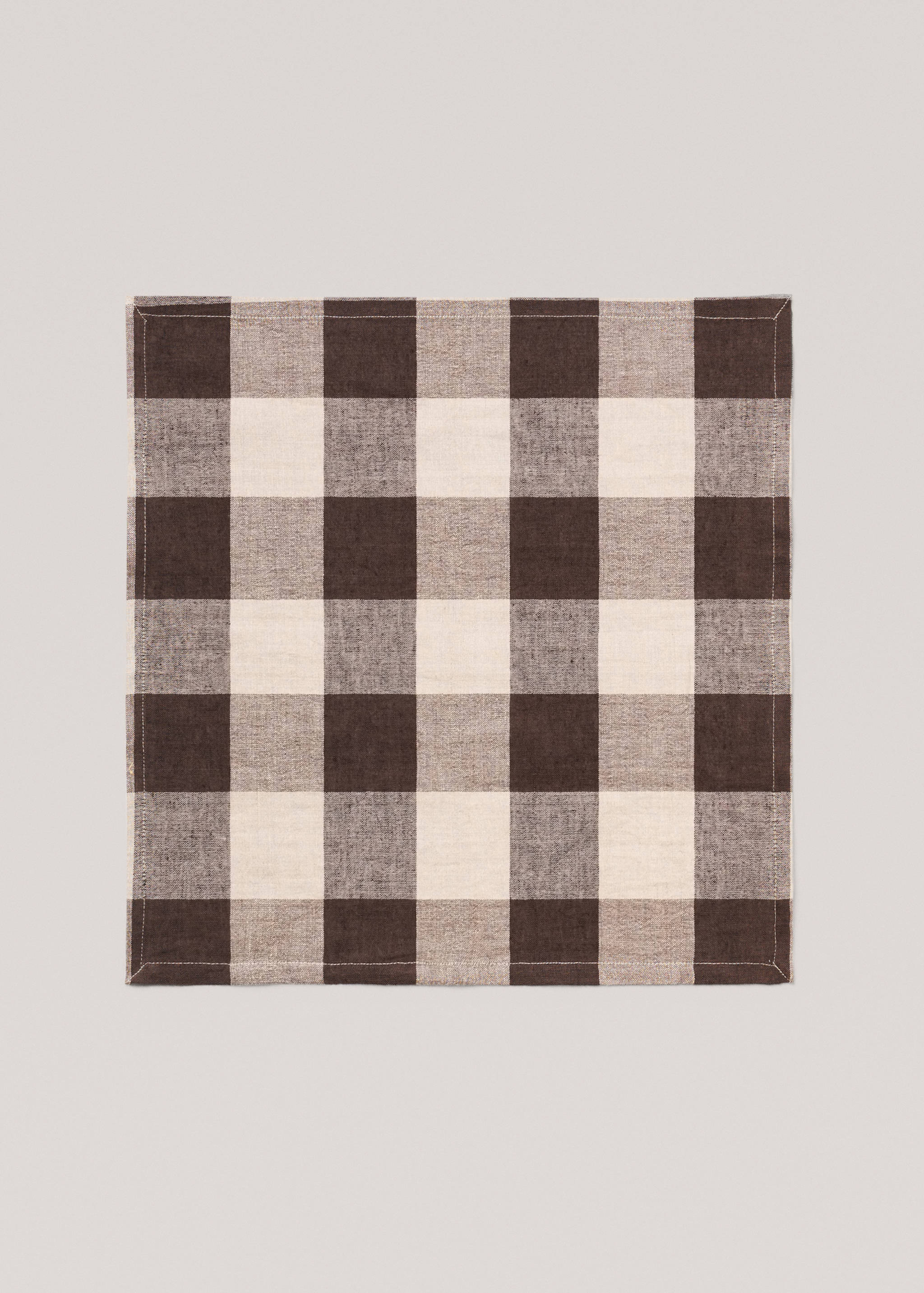 Pack de dois guardanapos de linho e algodão aos quadrados 45x45 cm - Artigo sem modelo