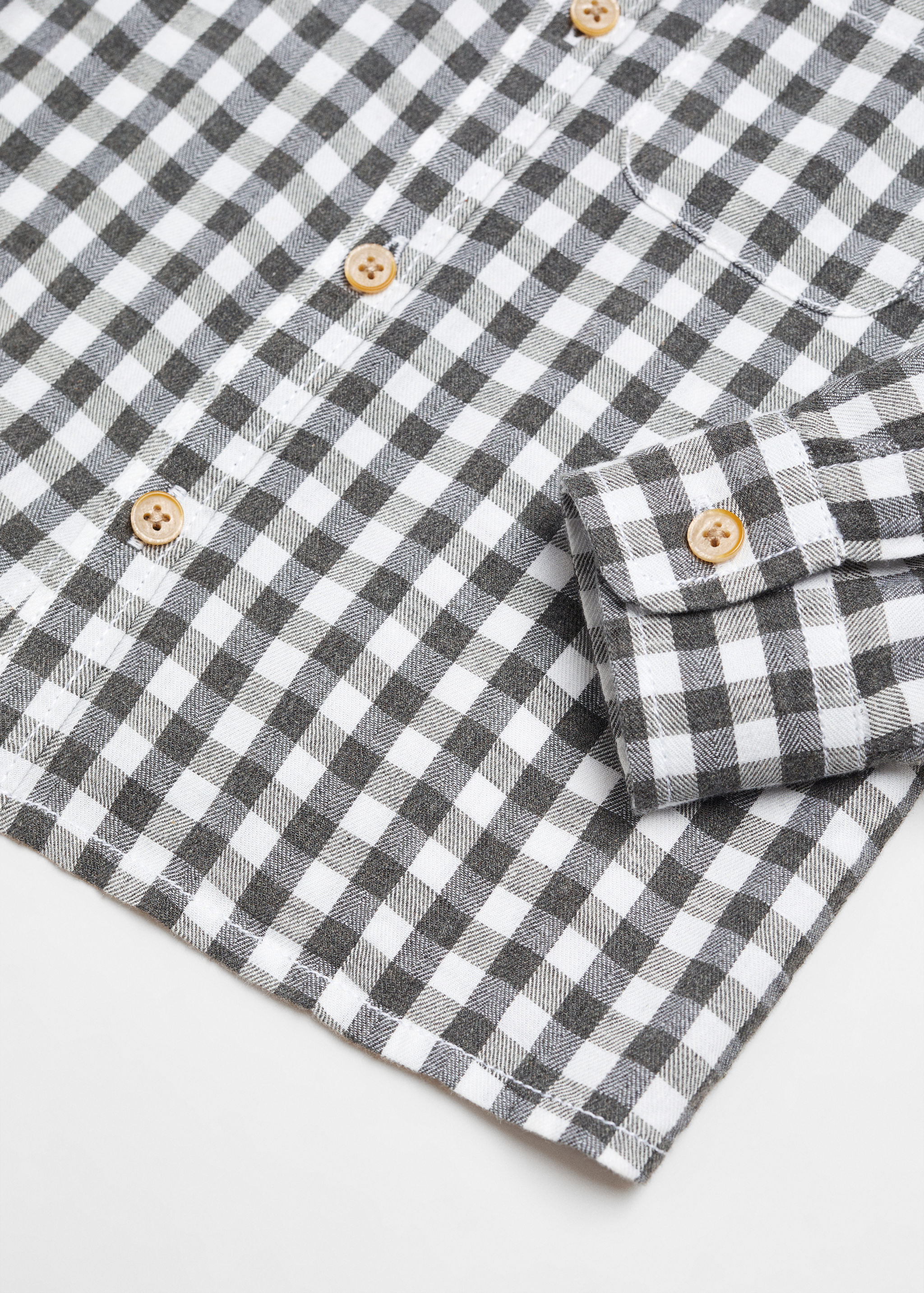 Regular-fit check shirt - Baby boys | MANGO OUTLET USA Regular-fit check shirt - Baby boys | MANGO OUTLET USA