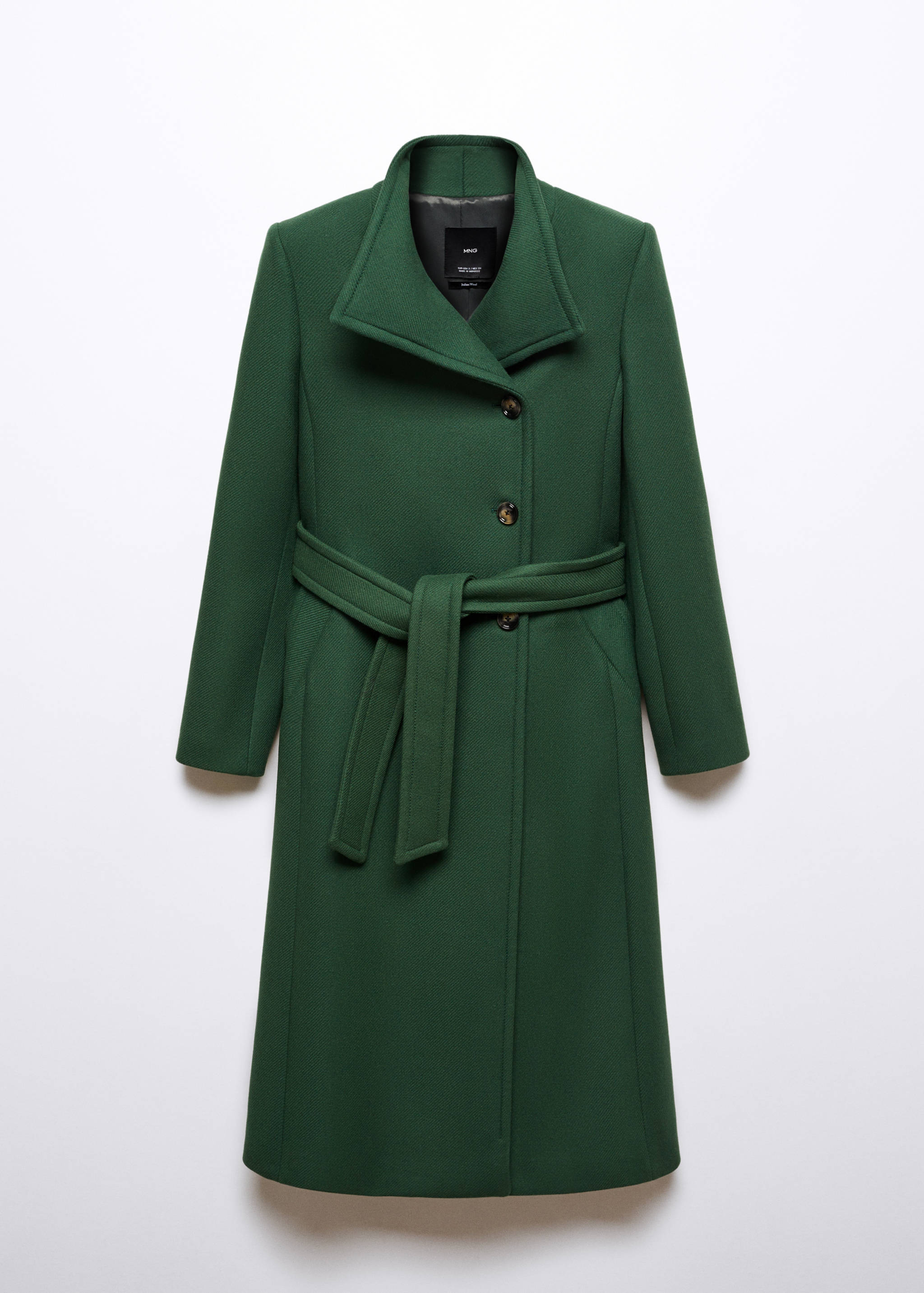 Manteco wool coat with belt - Article without model