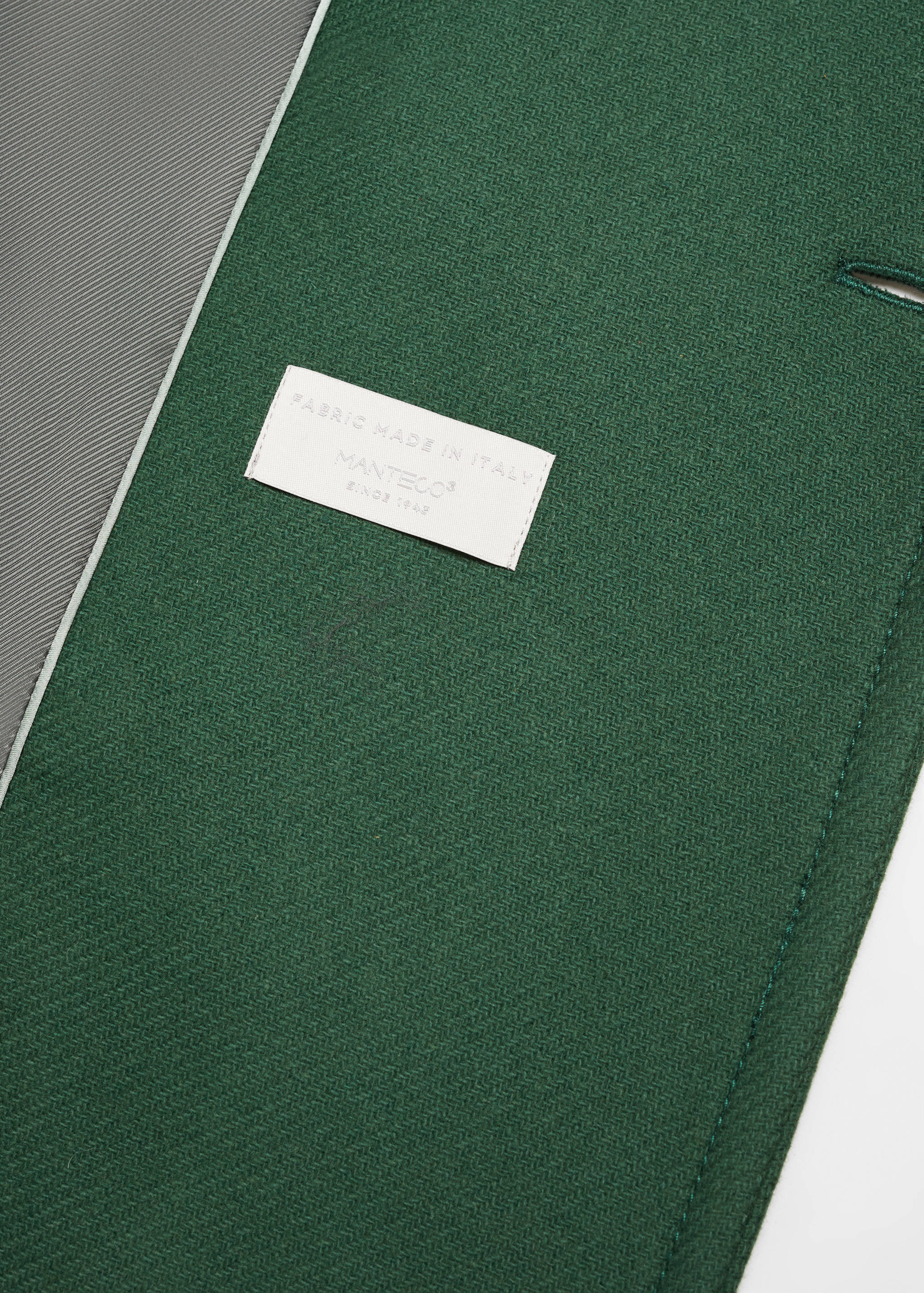 Manteco wool coat with belt - Details of the article 0