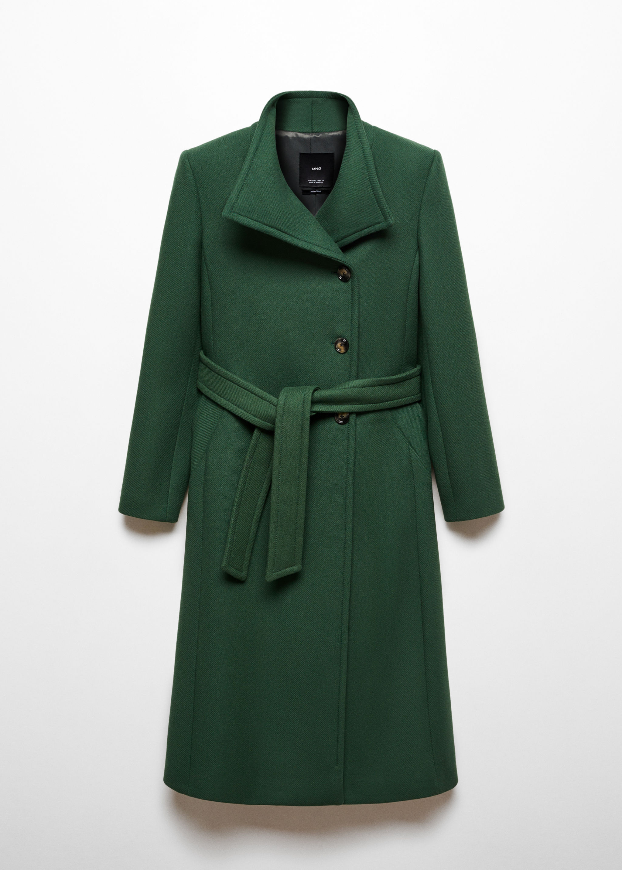 SALE MEN'S ｜「URU」WOOL CHECK BELTED COAT | ANOTHER LOUNGE