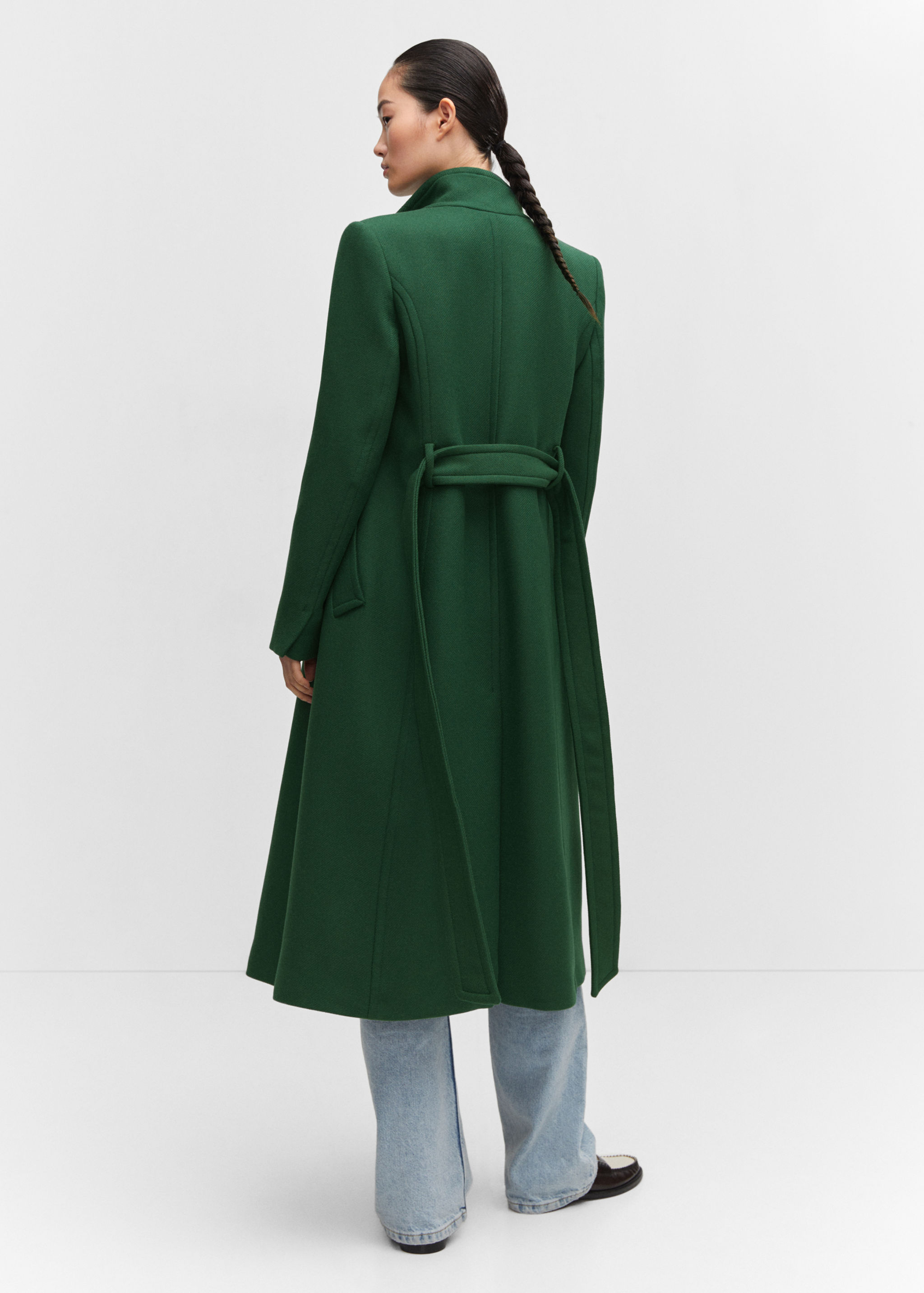 Belted Manteco wool coat - Women | MANGO OUTLET USA Belted Manteco wool coat - Women | MANGO OUTLET USA