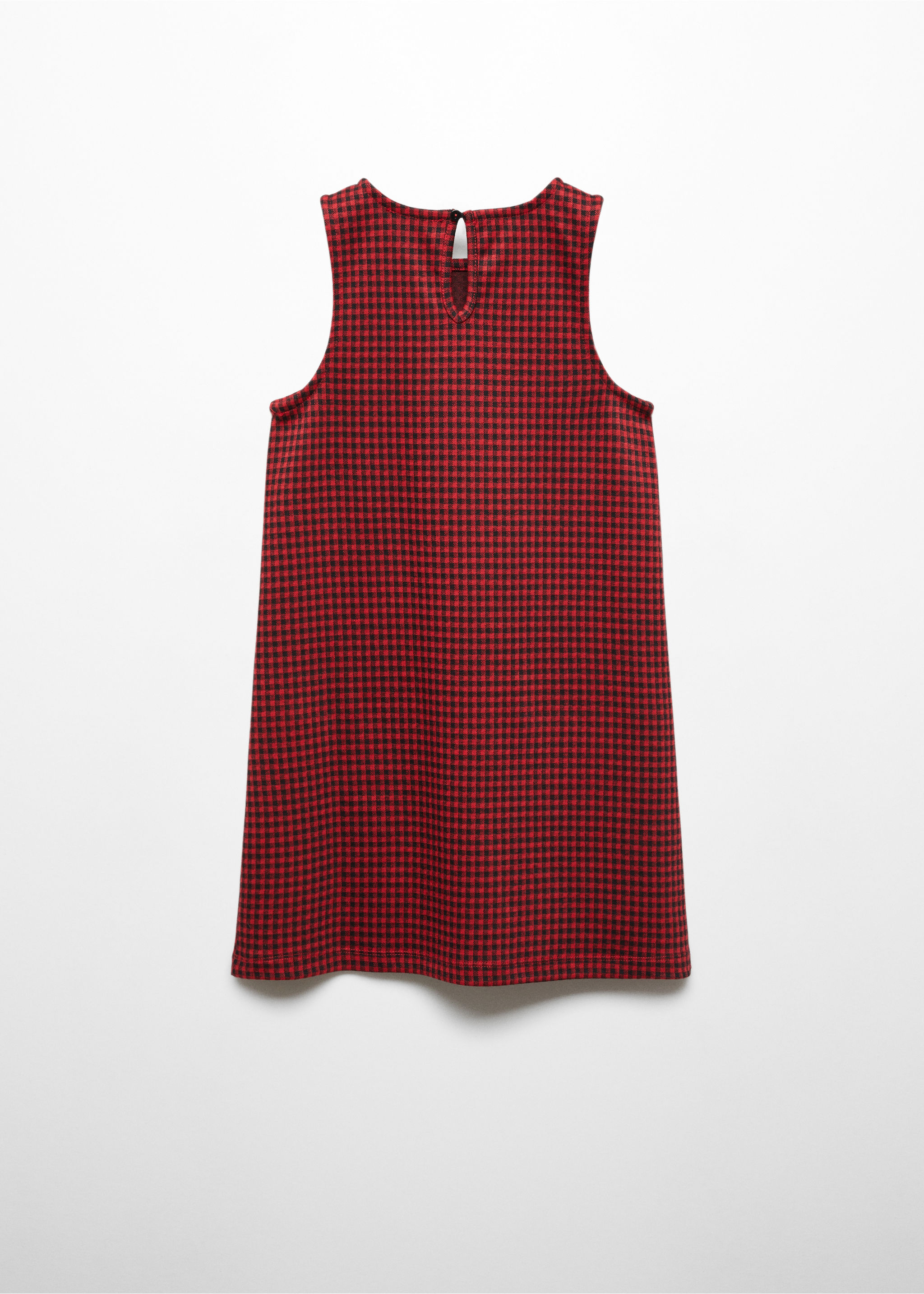 Houndstooth pinafore dress - Reverse of the article