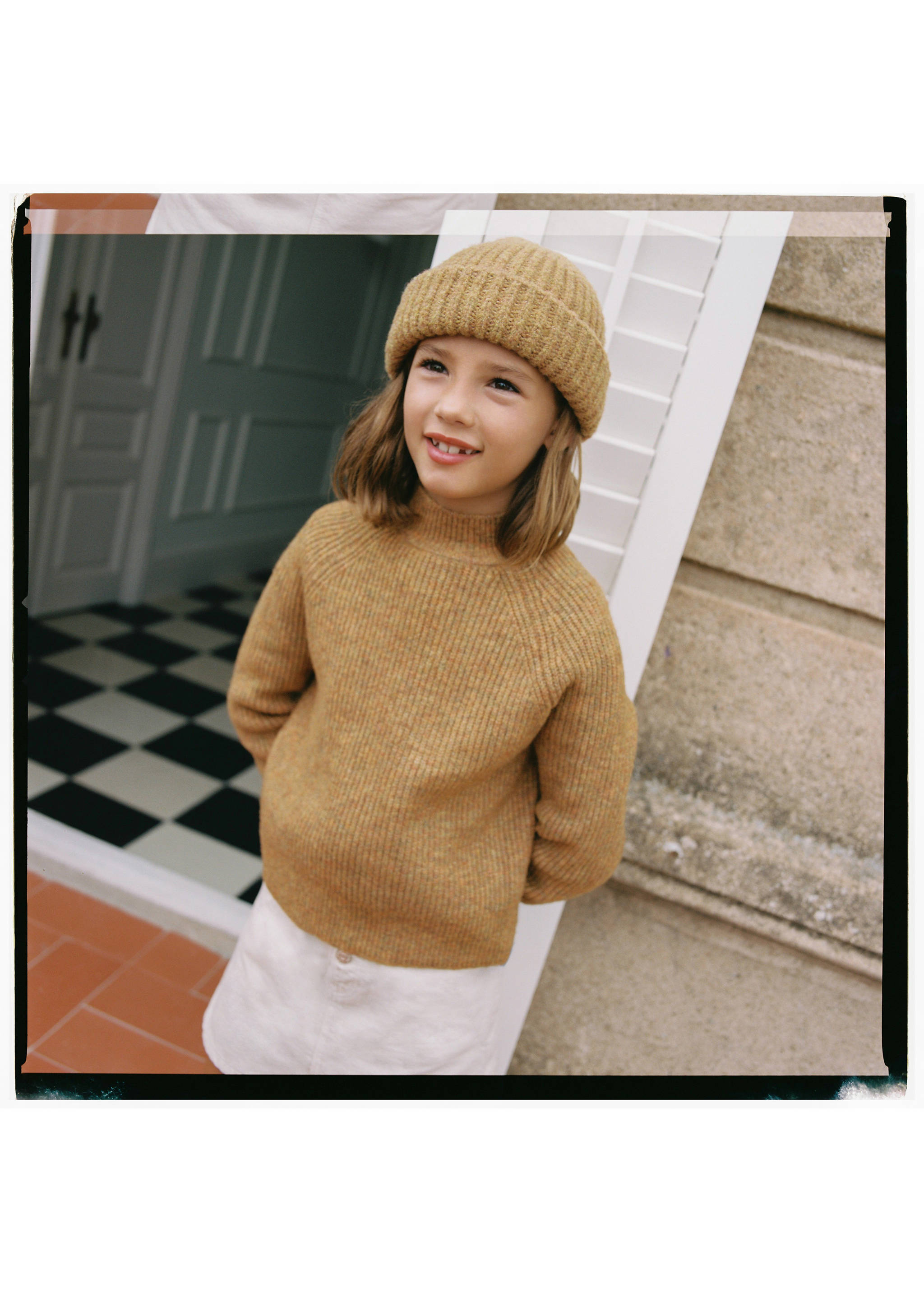 Úpletový svetr s vysokým límcem - Detail zboží 5