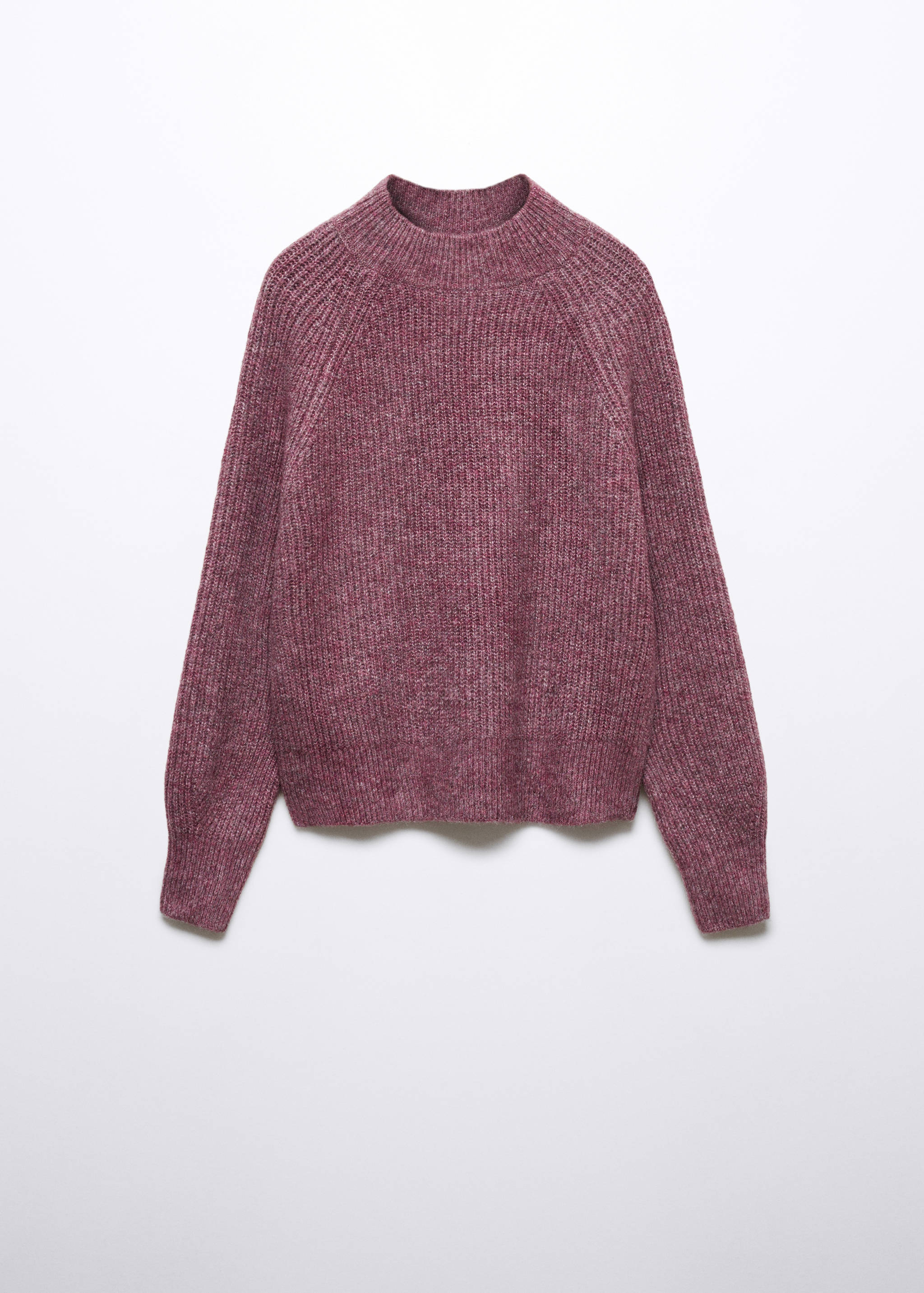 Úpletový svetr s vysokým límcem - Zboží bez modelu