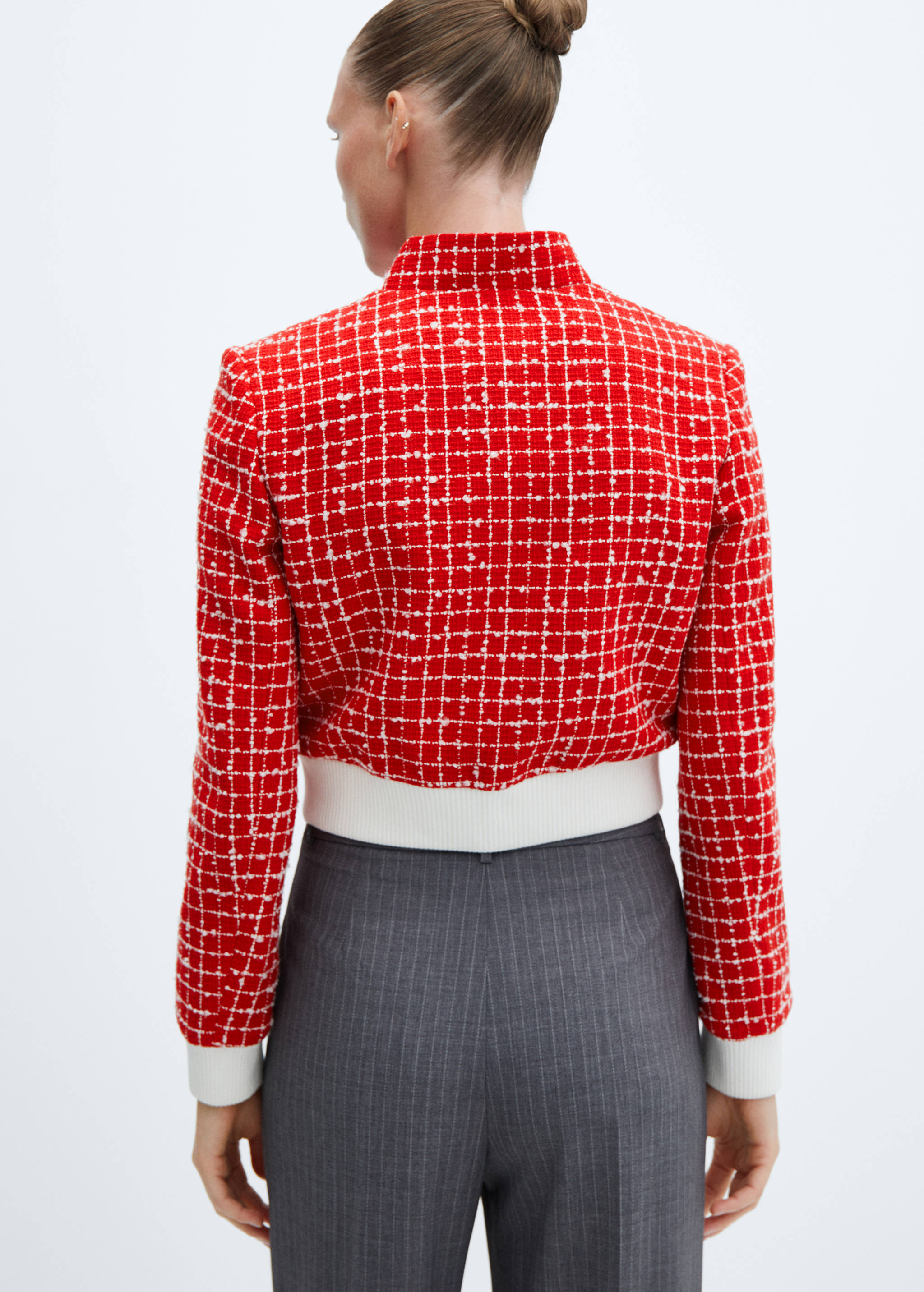 Tweed bomber jacket - Reverse of the article