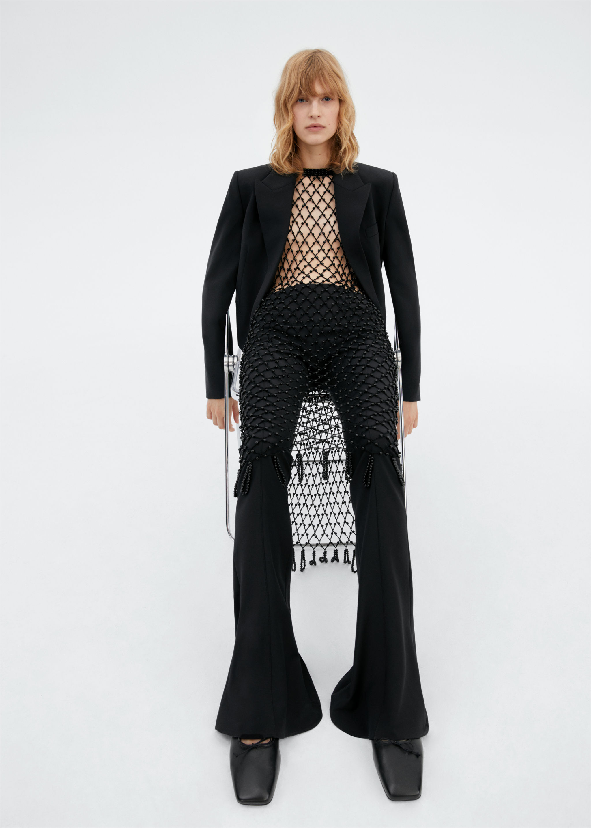 Pantalons llana acampanats - Detall de l'article 2