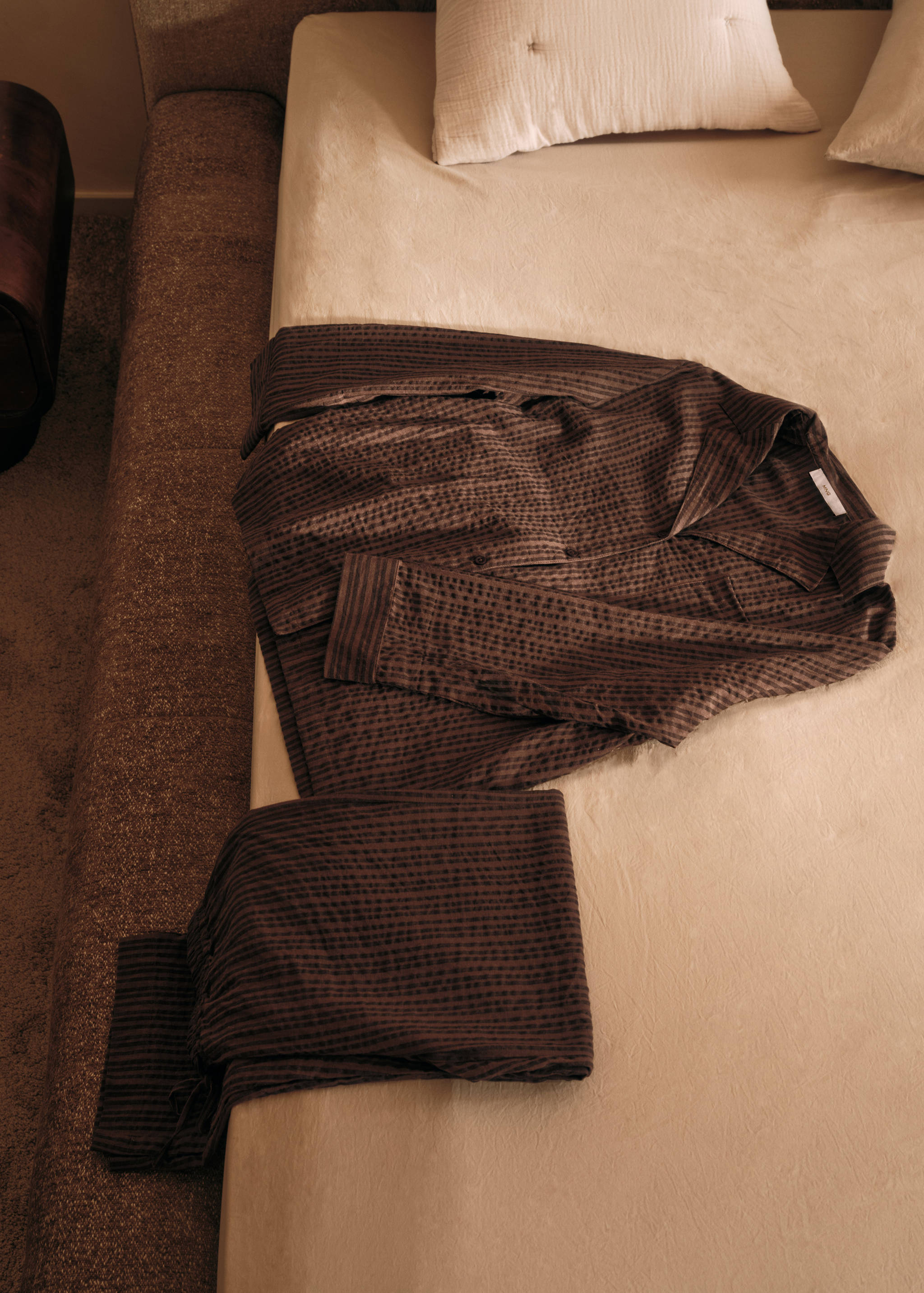 Pyjama long coton rayures - Détail de l'article 9