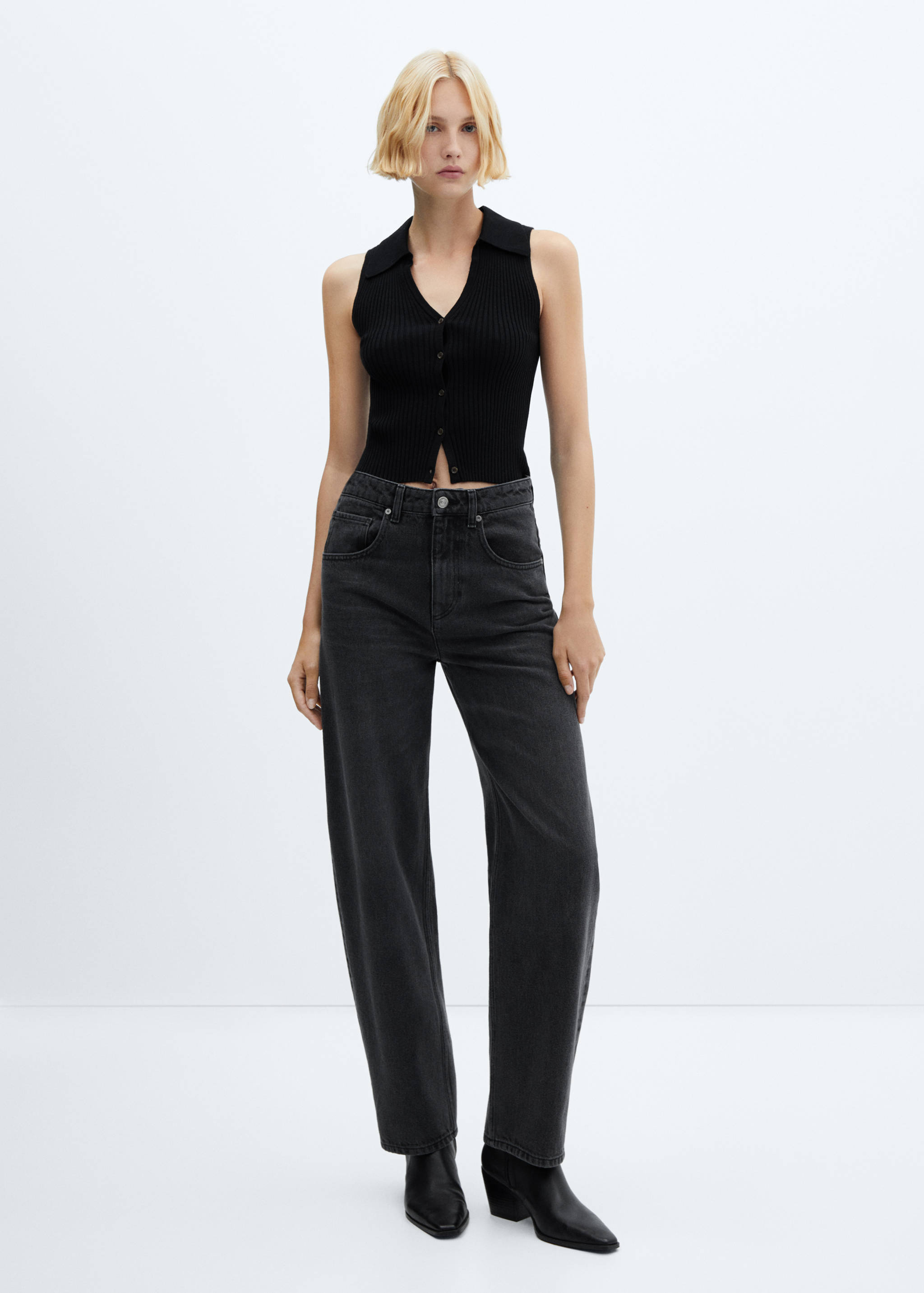 Jeans Balloon mit hohem Bund - Allgemeine Ansicht