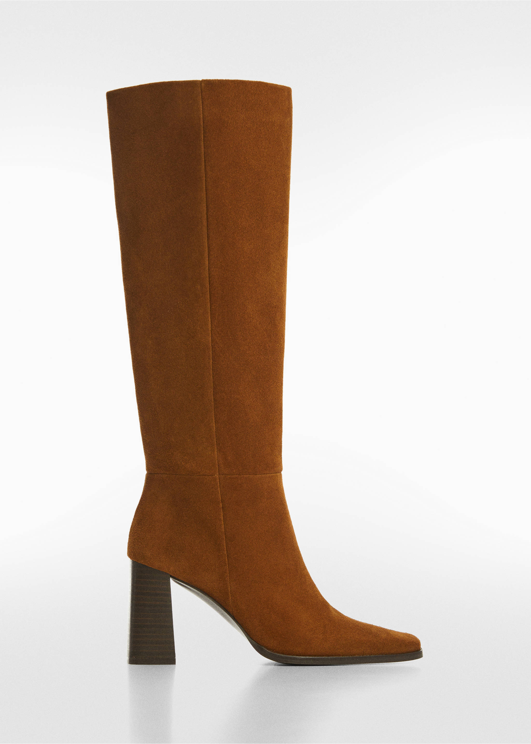 Raulederstiefel mit Absatz - Artikel ohne Model, Tobacco-Braun. Ref: 57086031-00.