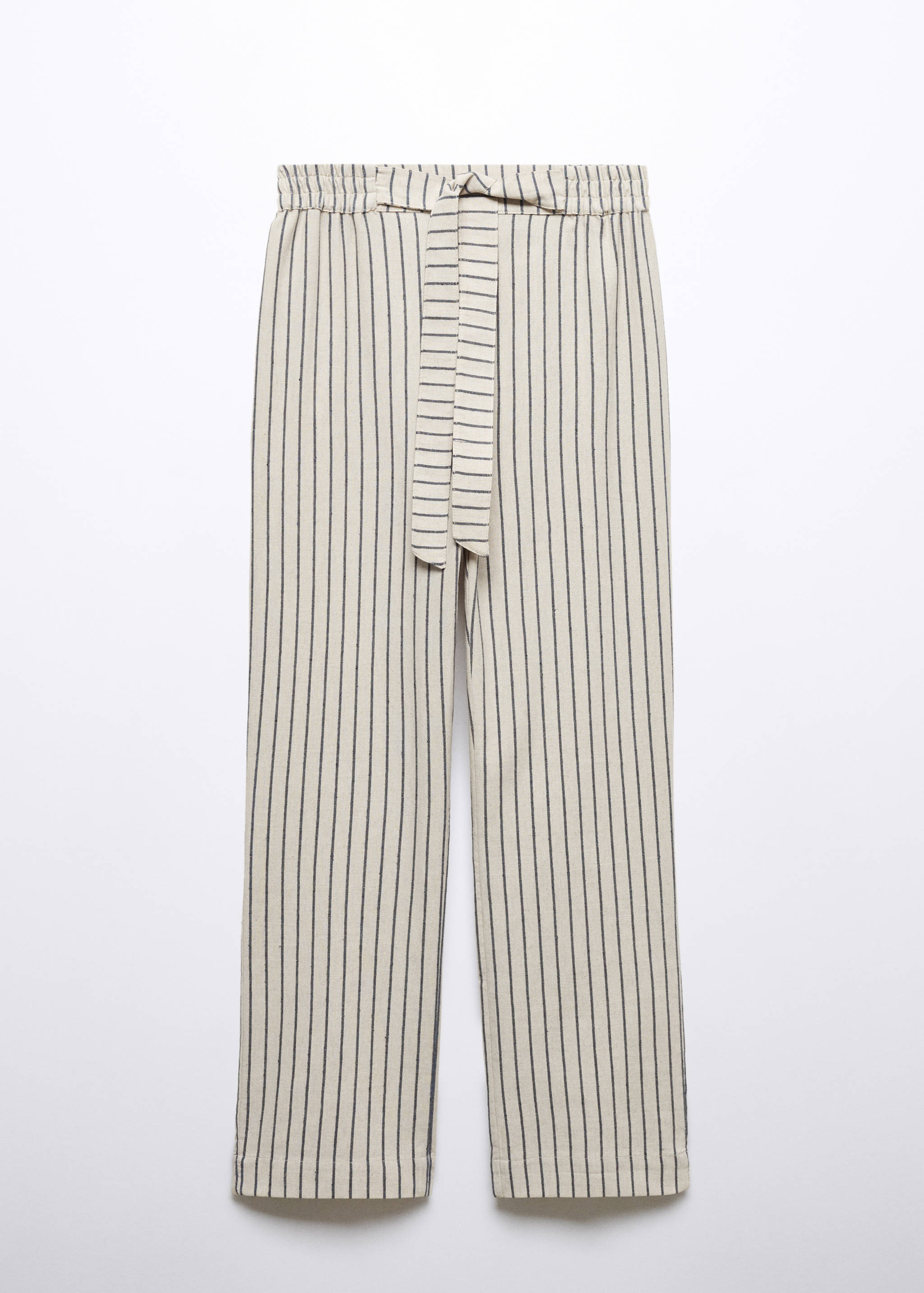 Striped pajama trousers - Article without model