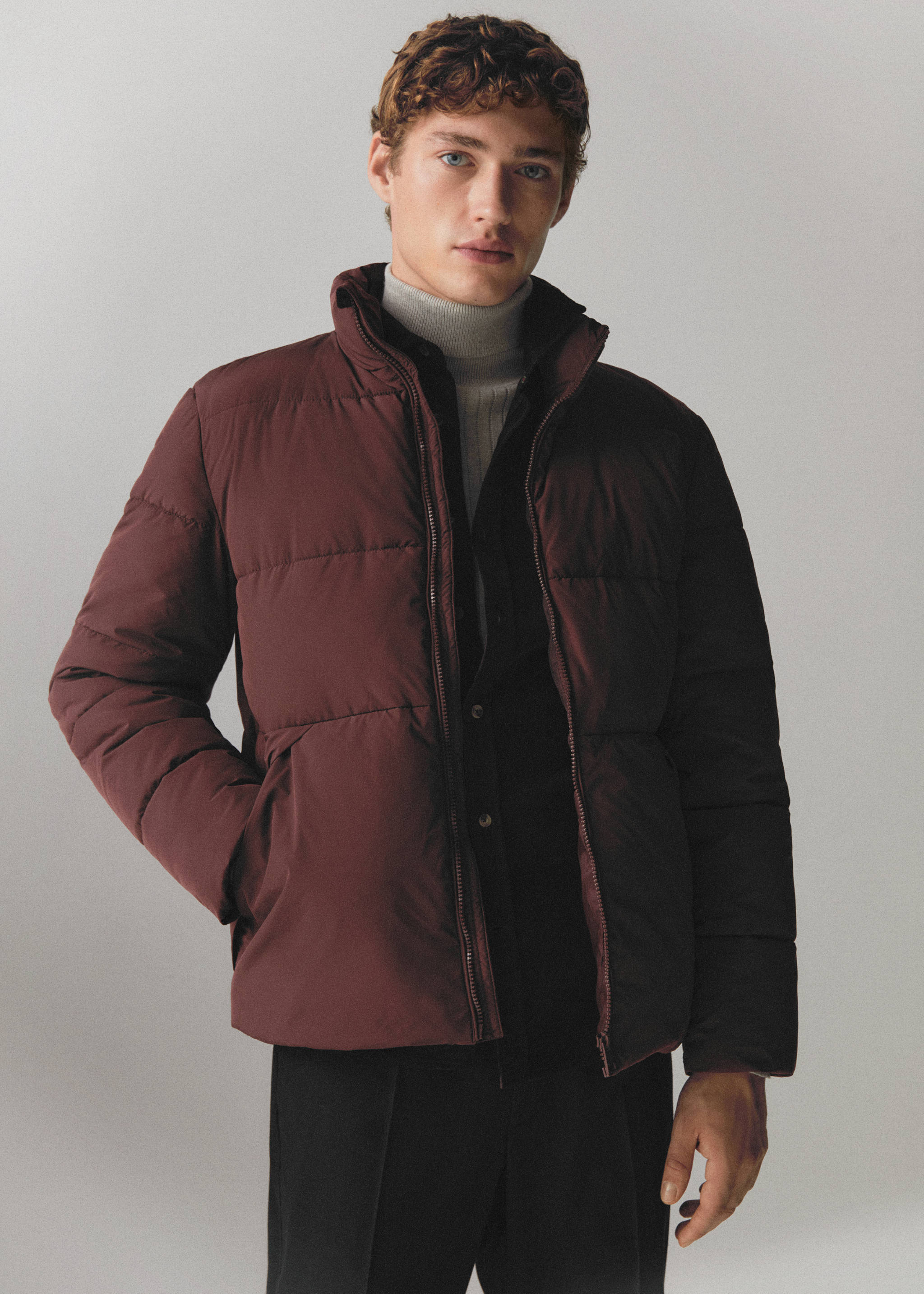 Water-repellent quilted anorak - Details of the article 5