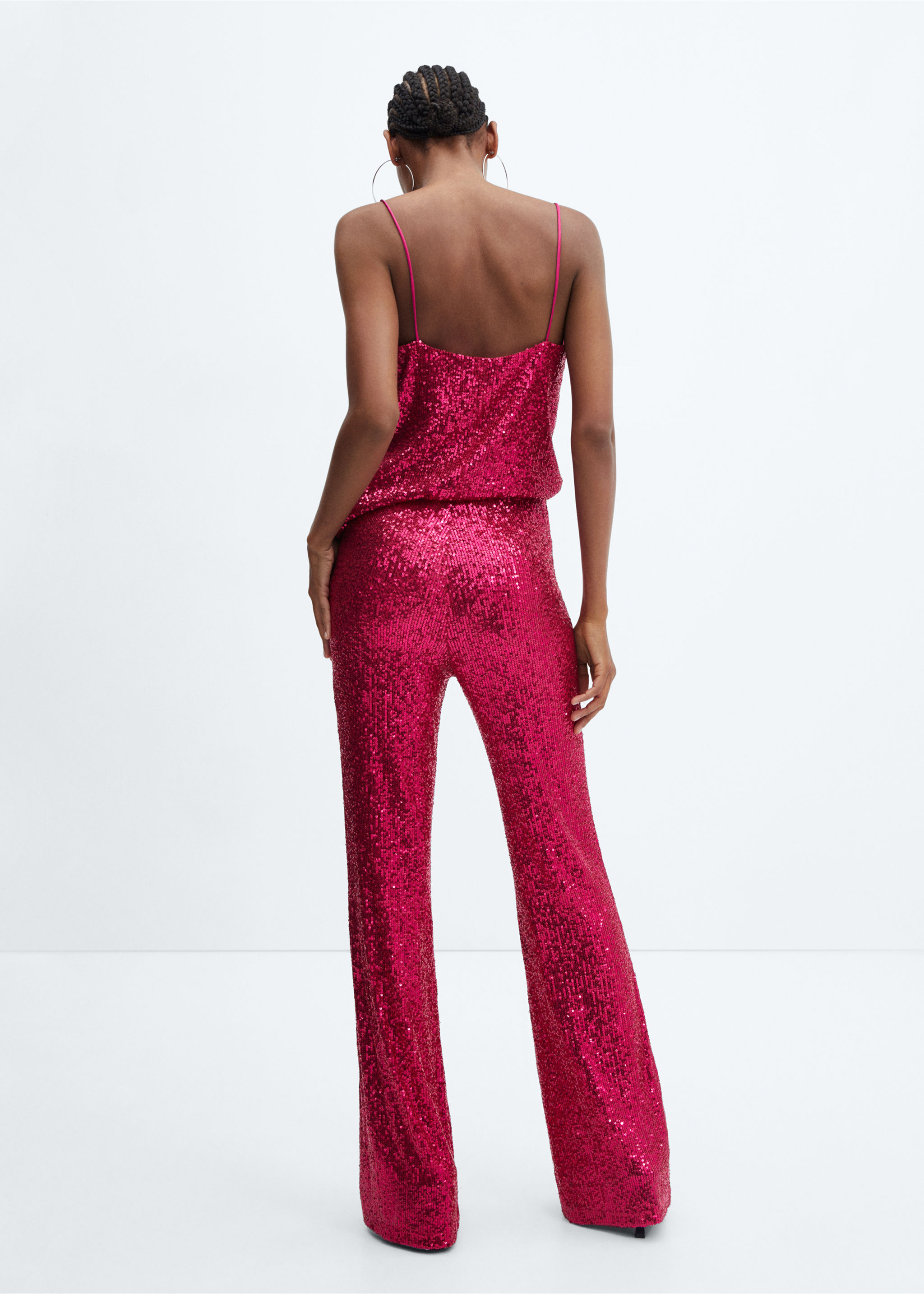 Pantalon flare sequins - Verso de l’article