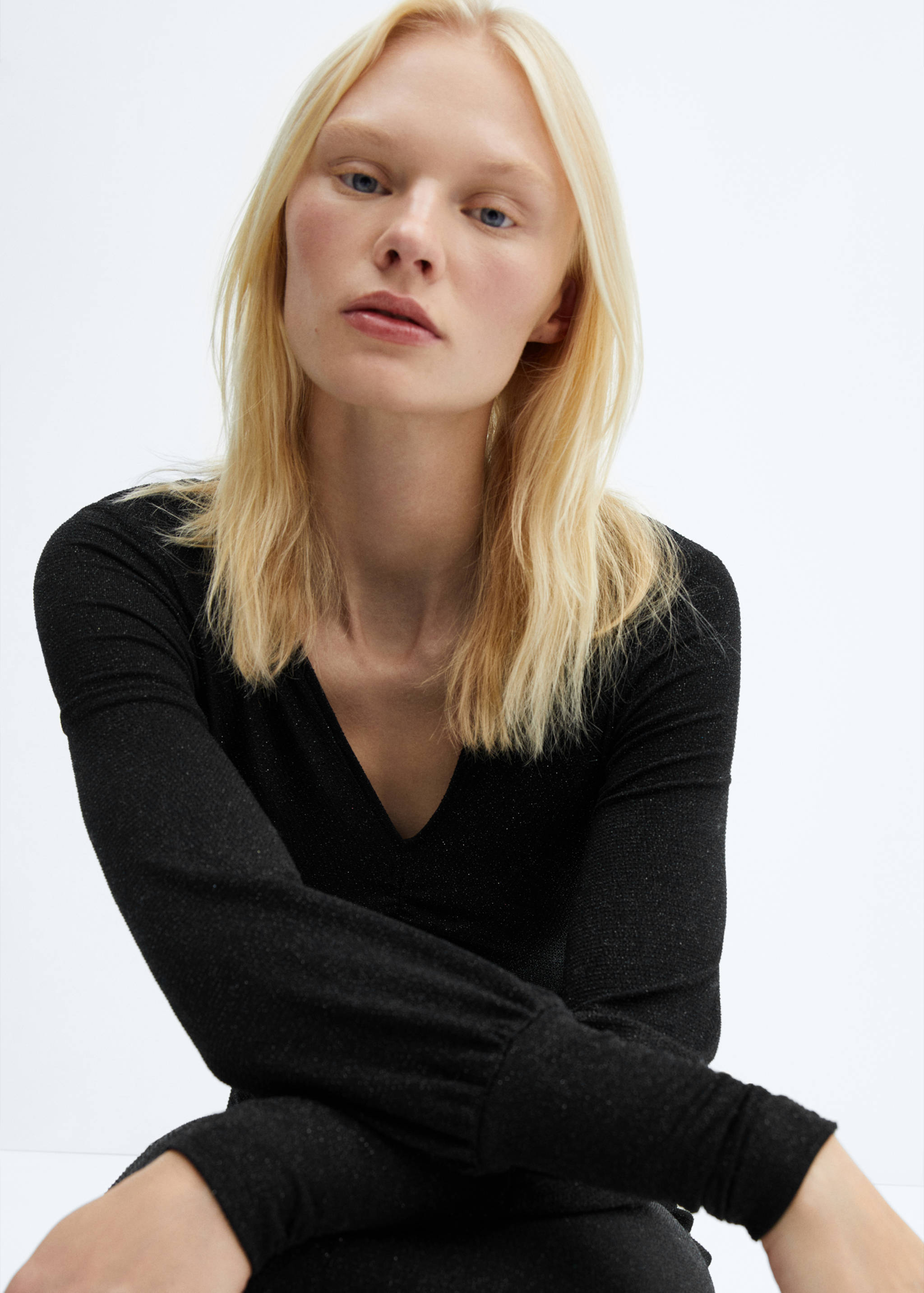 Robe drapée brillante - Détail de l'article 2