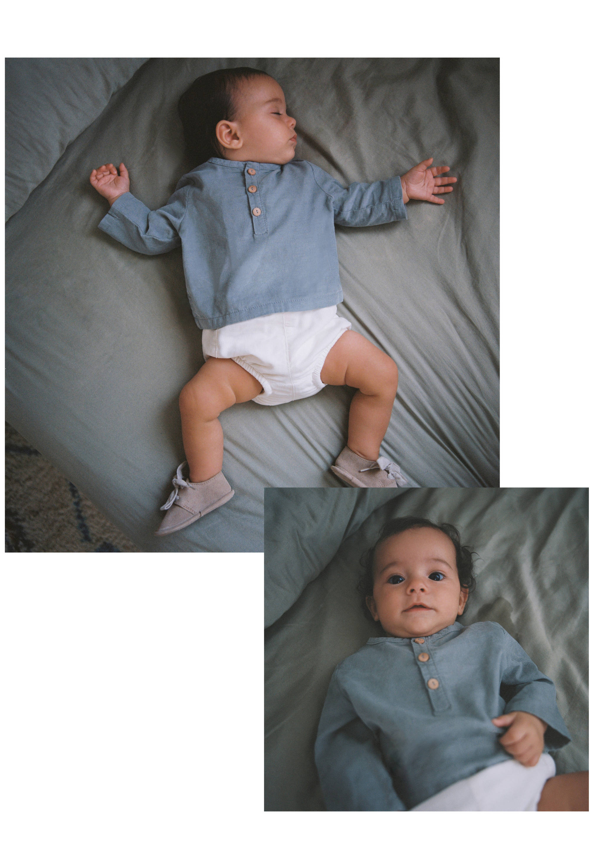 Pocketed corduroy shorts - Details of the article 3