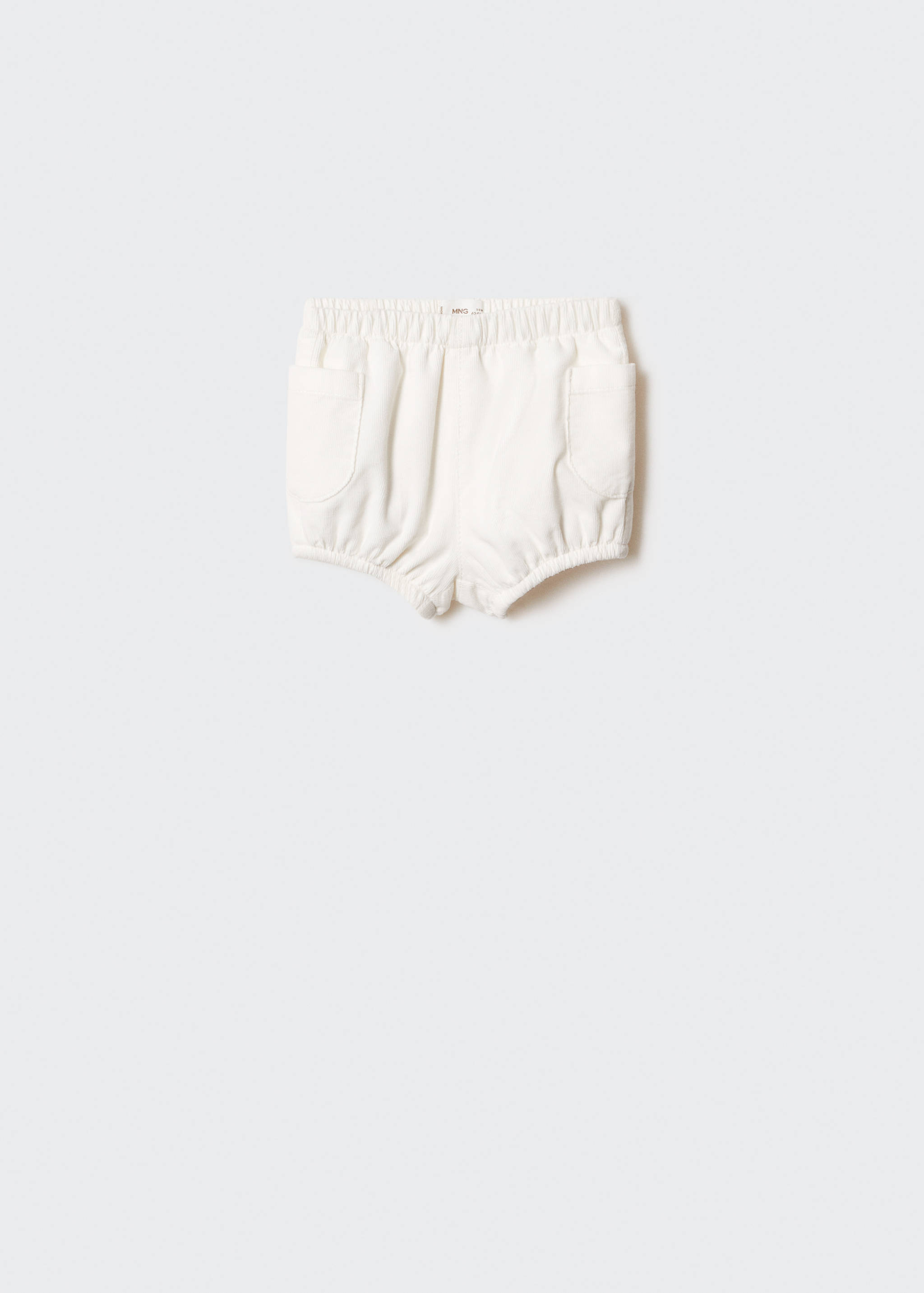Pocketed corduroy shorts - Article without model