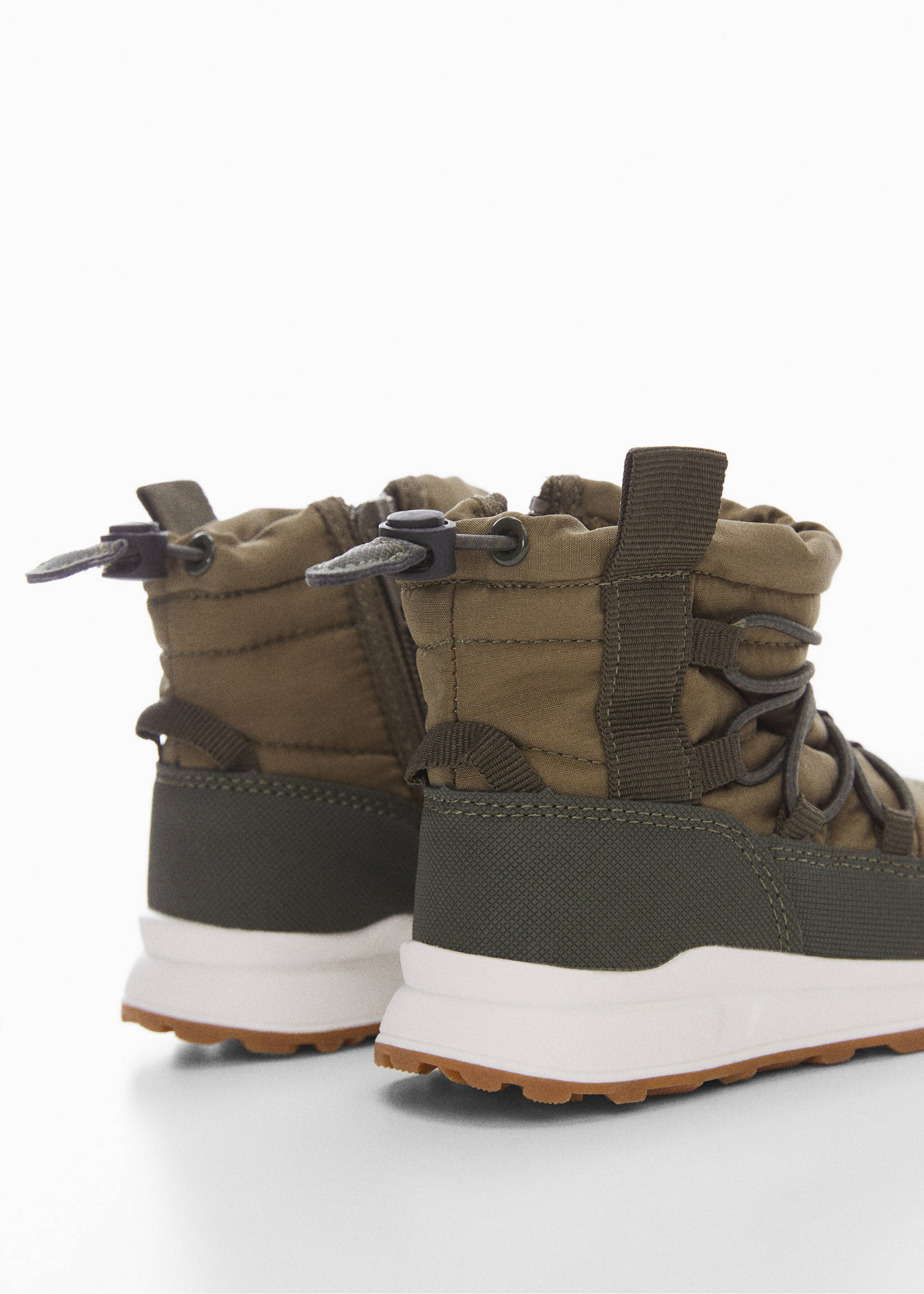 Mountain boot laces - Details of the article 1, Khaki. Ref: 57087108-00.