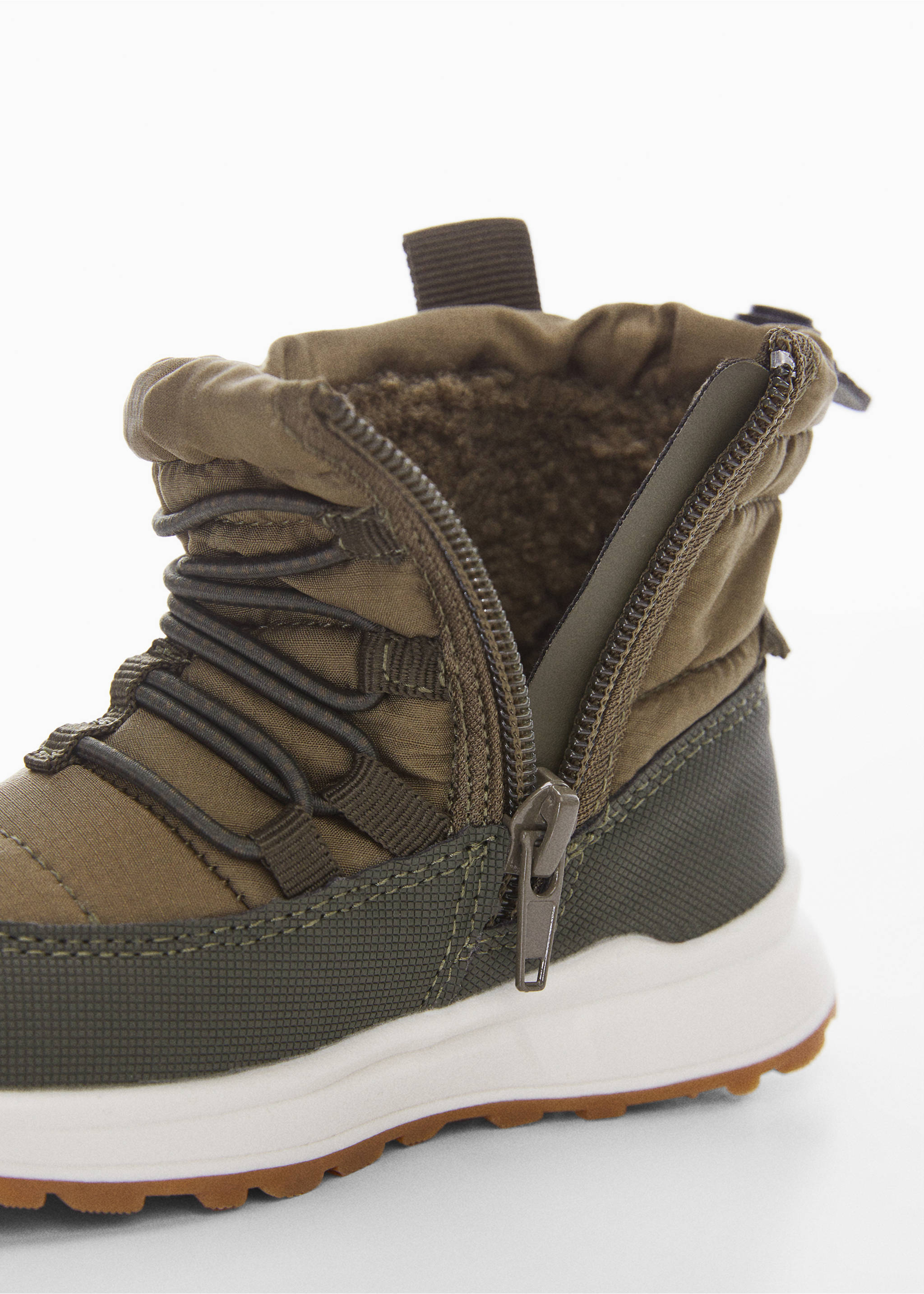 Mountain boot laces - Details of the article 2, Khaki. Ref: 57087108-00.