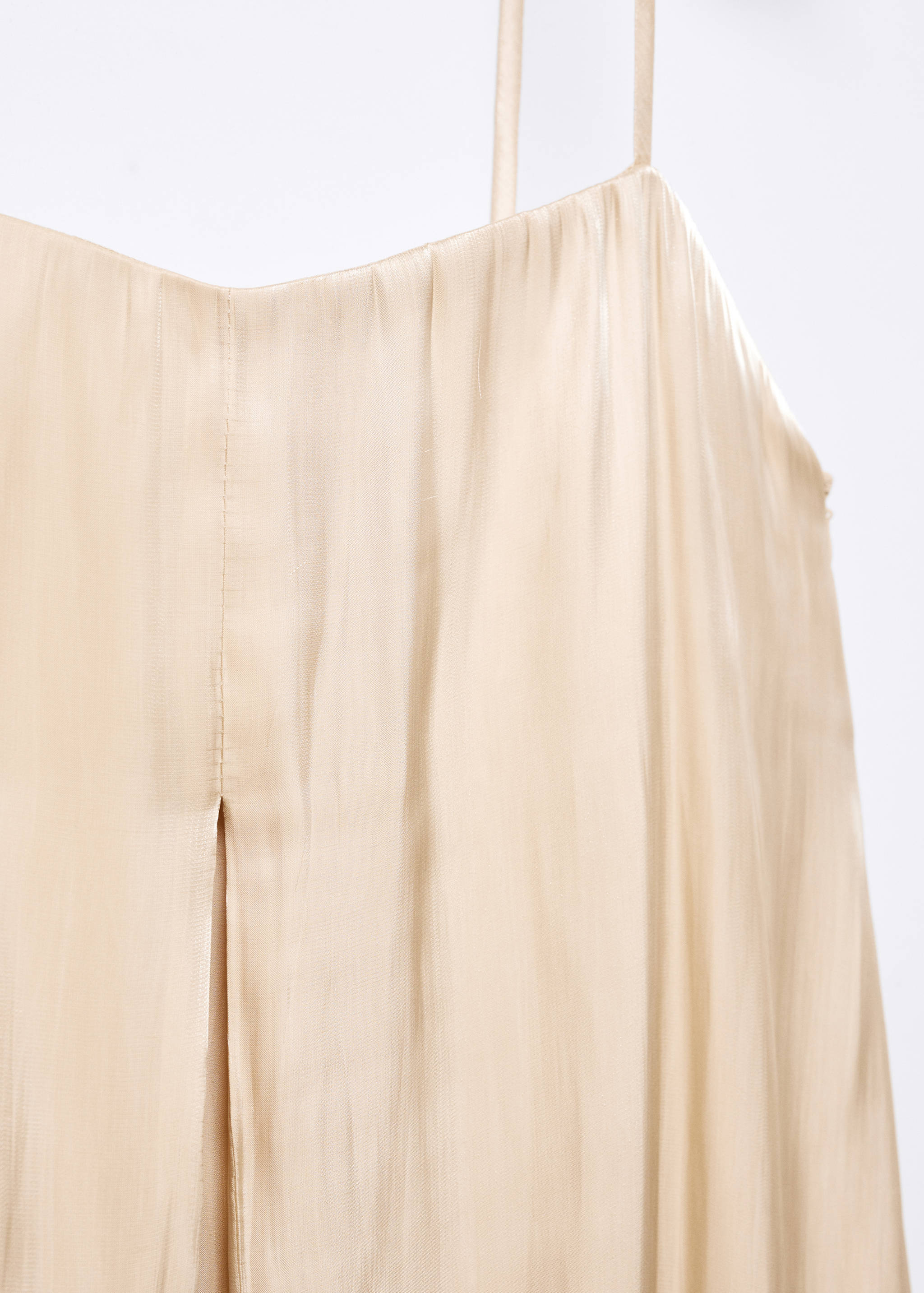 Satinierter Jumpsuit mit Schlitz - Detail des Artikels 8