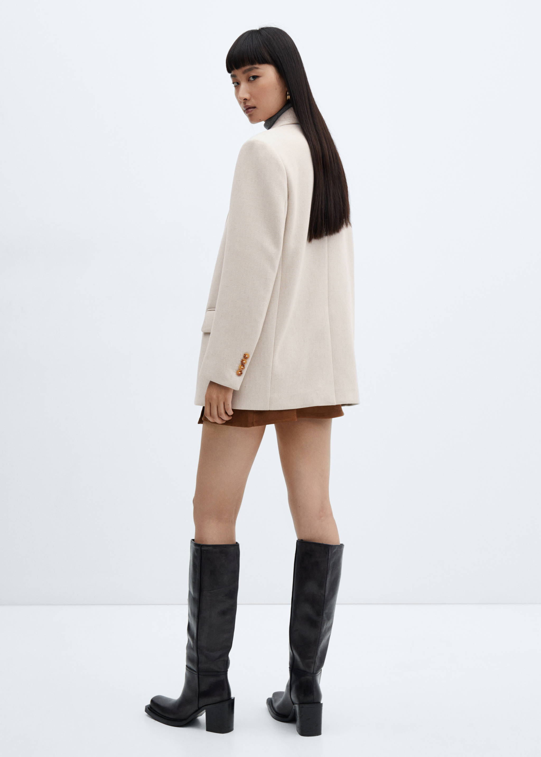 Veste structurée laine - Verso de l’article