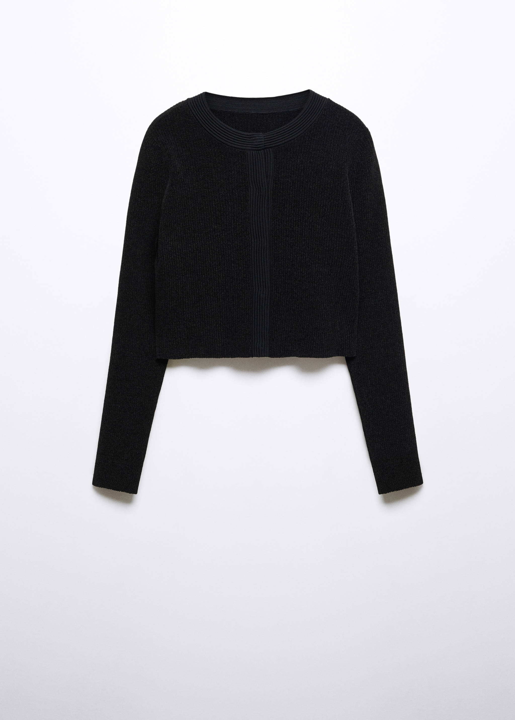 Strickjacke aus Chenille - Artikel ohne Model