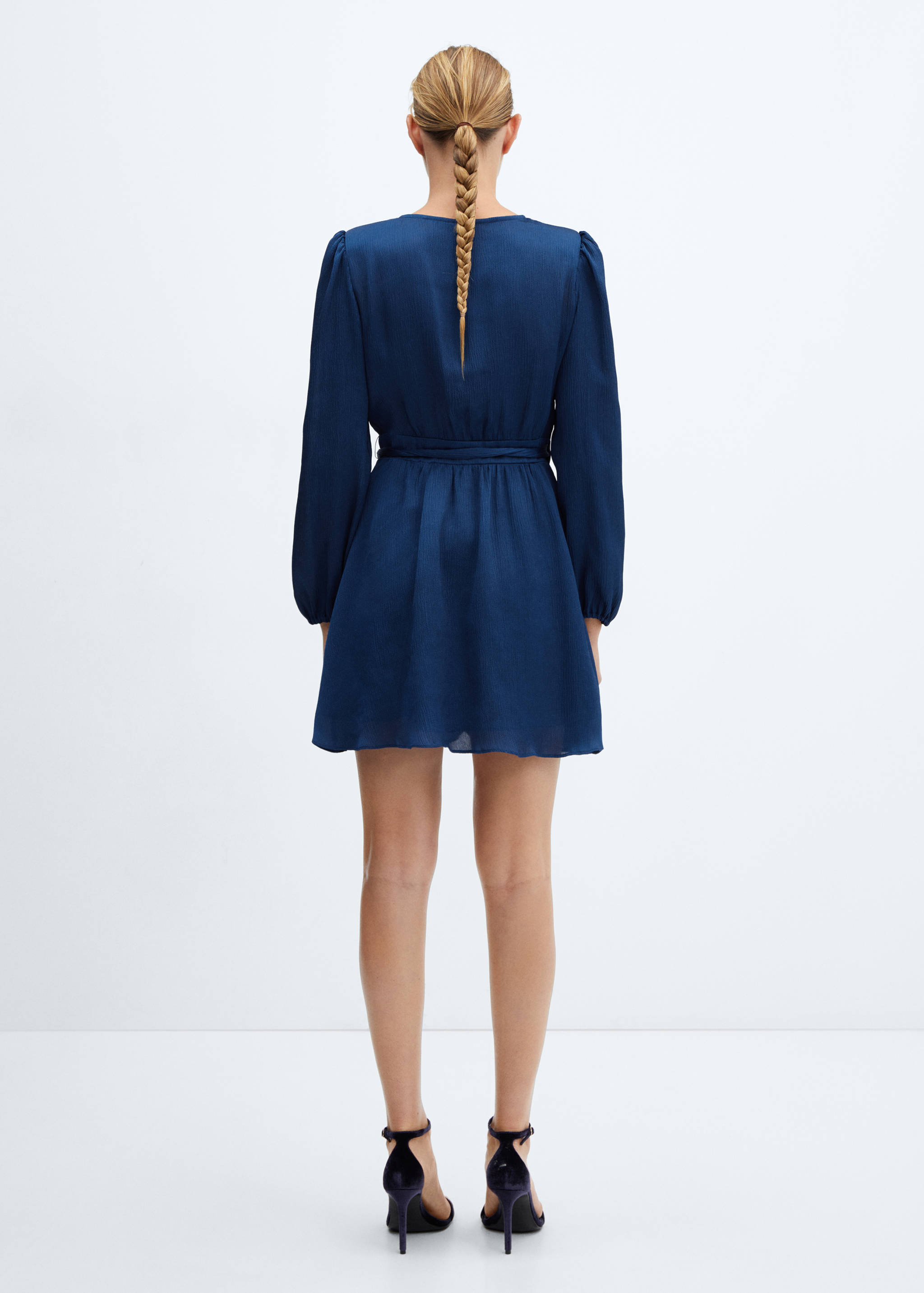 Flowy wrap dress - Reverse of the article