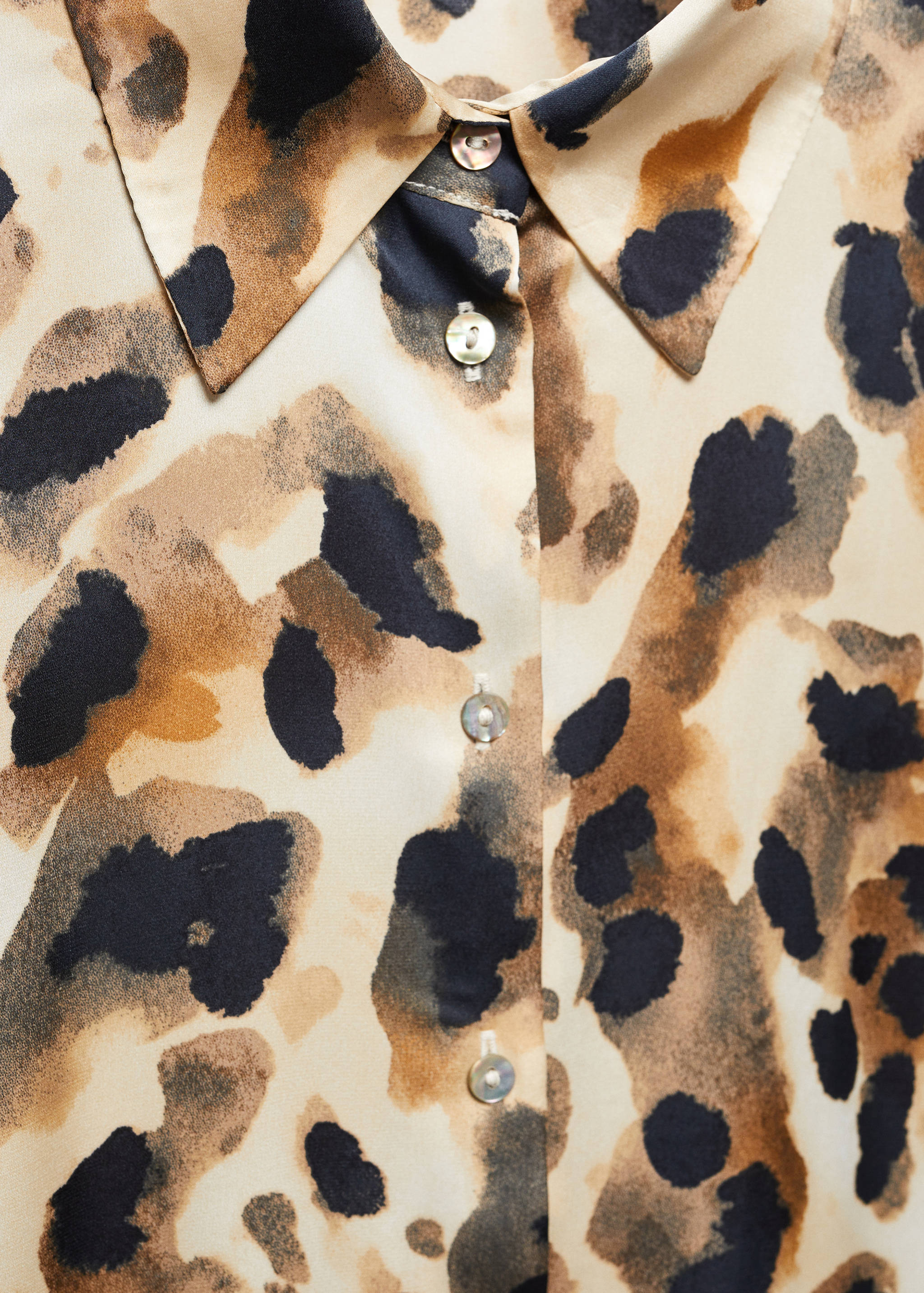 Chemise satinée léopard - Détail de l'article 8