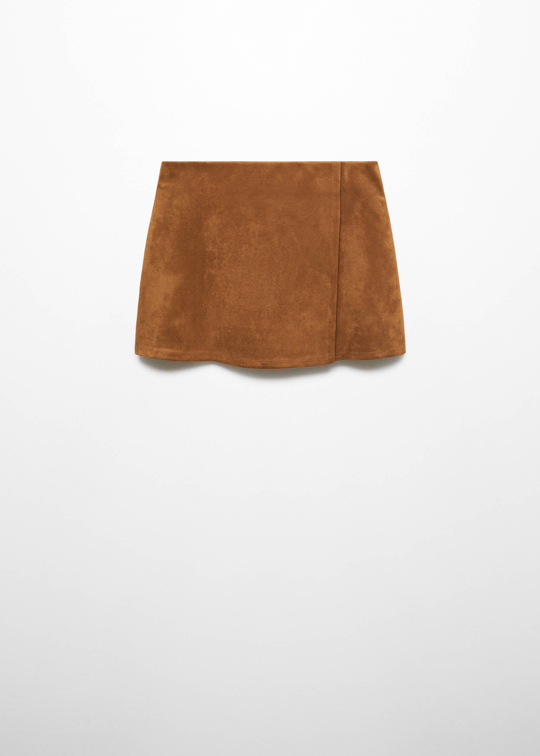 Suede mini-skirt - Article without model
