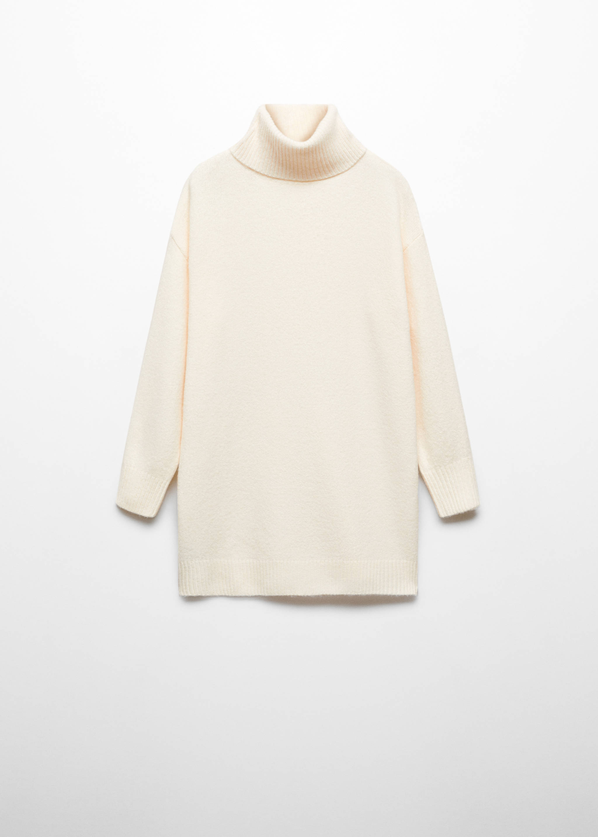 Rochie din tricot cu guler înalt - Articol fără model