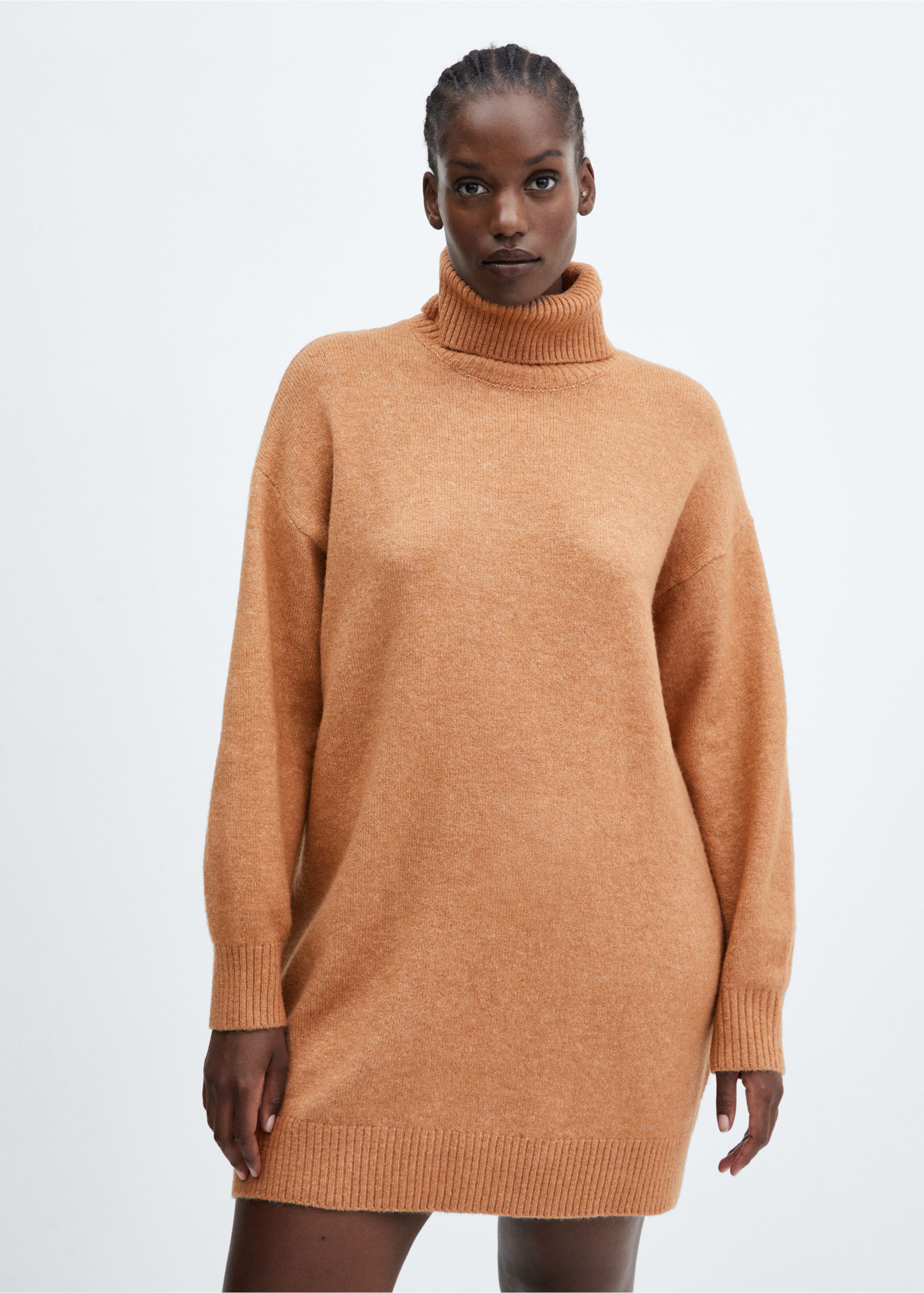 Turtle neck knit dress - Details of the article 5