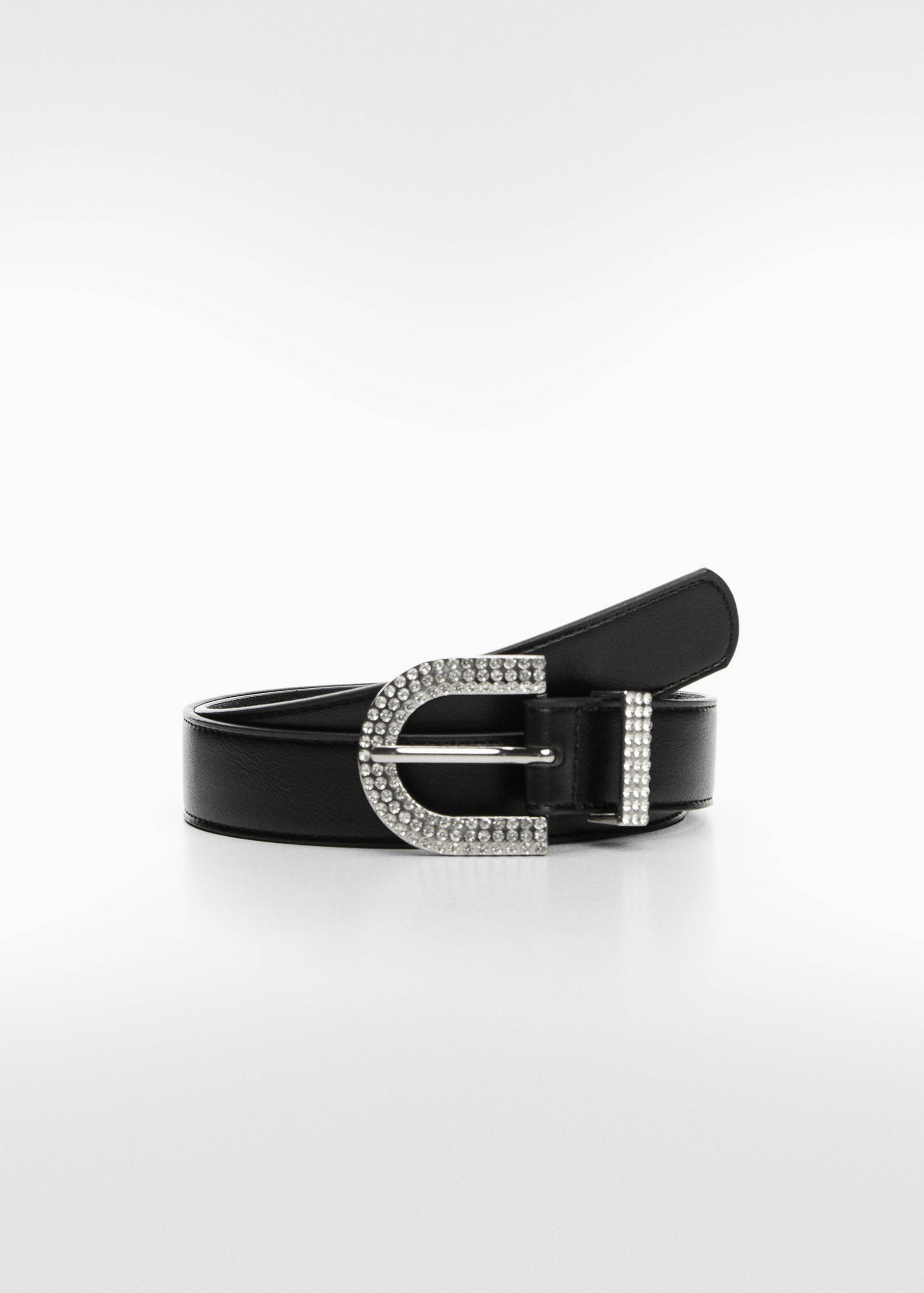 Faceted crystal buckle belt - Article without model