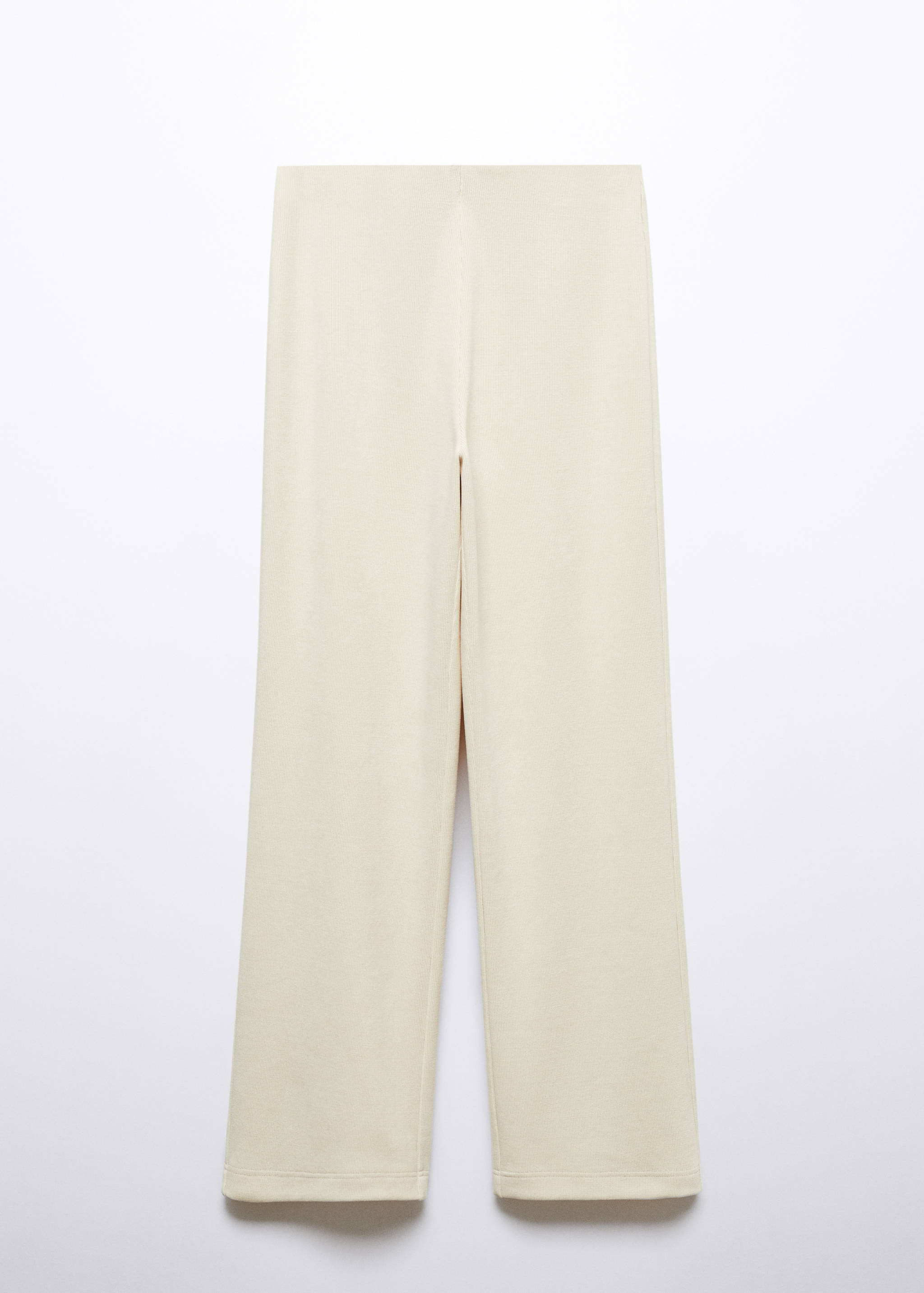 Corduroy trousers with elastic waist - Article without model