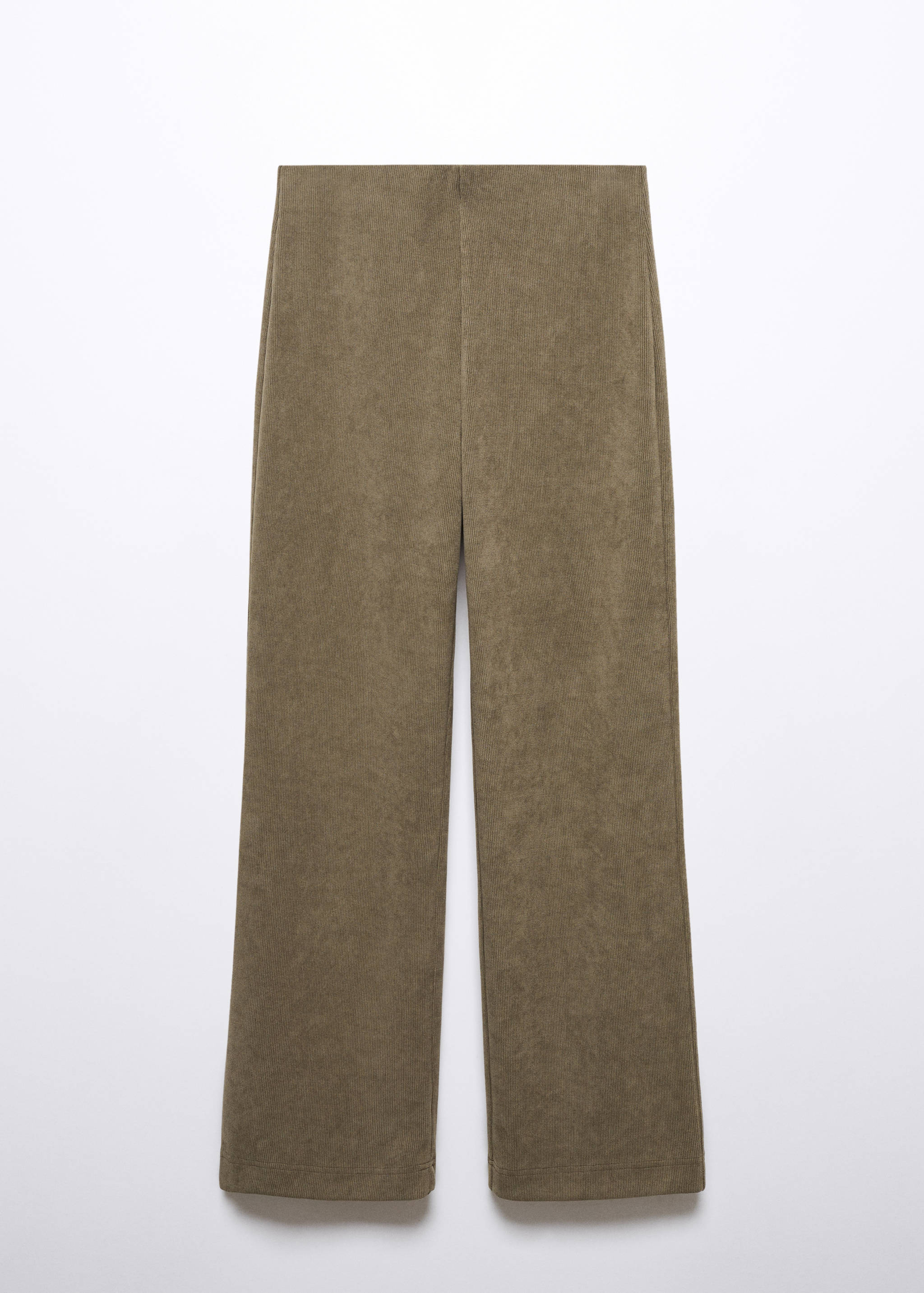 Corduroy trousers with elastic waist - Article without model