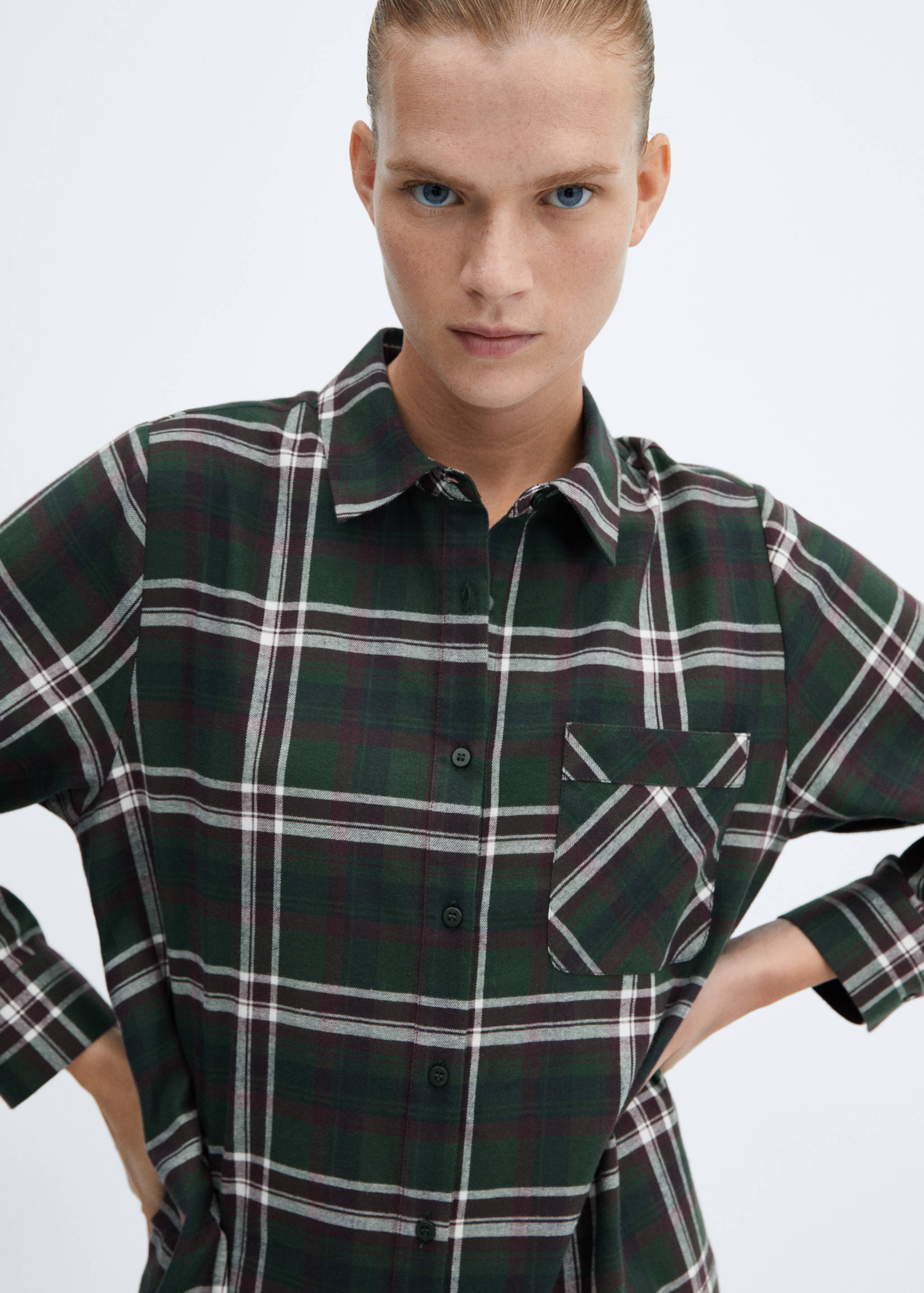 Nachthemd aus Flanell-Baumwolle - Detail des Artikels 1