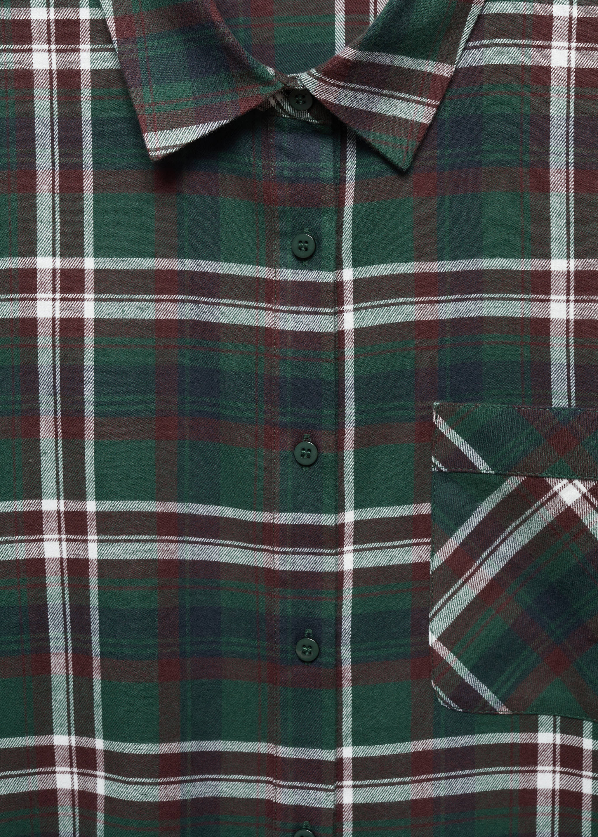 Nachthemd aus Flanell-Baumwolle - Detail des Artikels 8