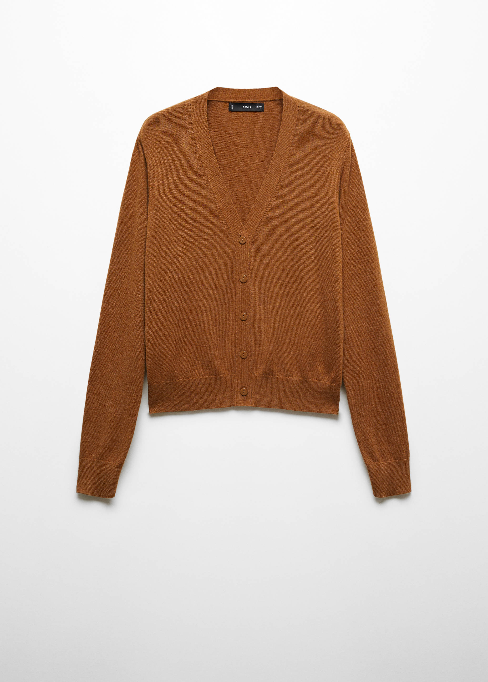 V-neck knitted cardigan - Article without model