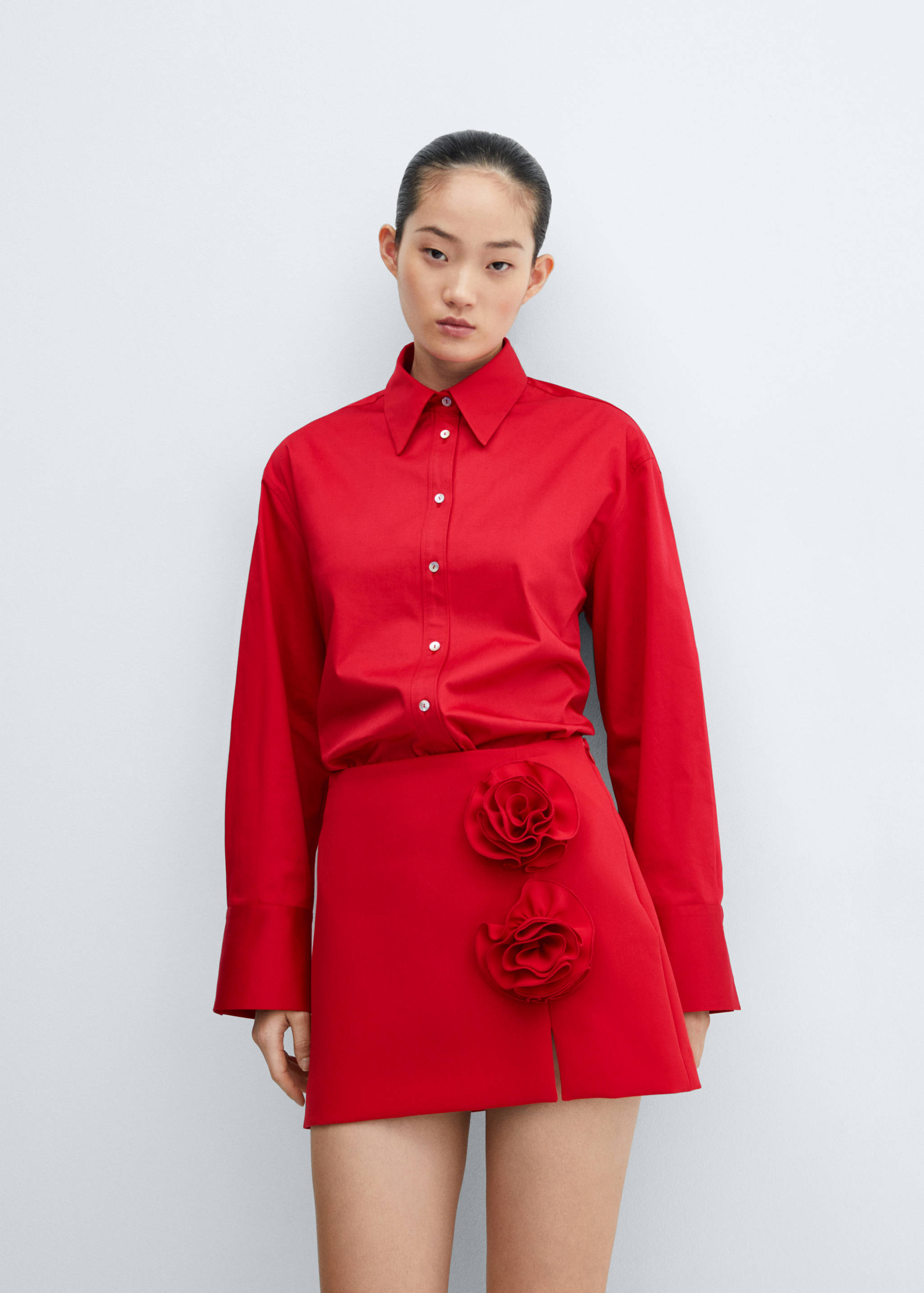 Minifalda aplique flores - Detalle del artículo 2