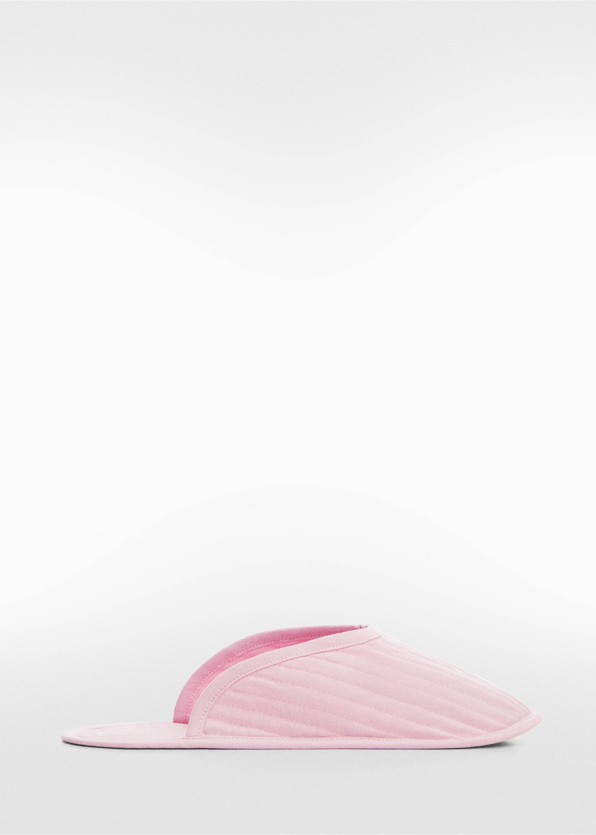 Solidarity cotton slippers - Article without model, Pink. Ref: 57087759-00.