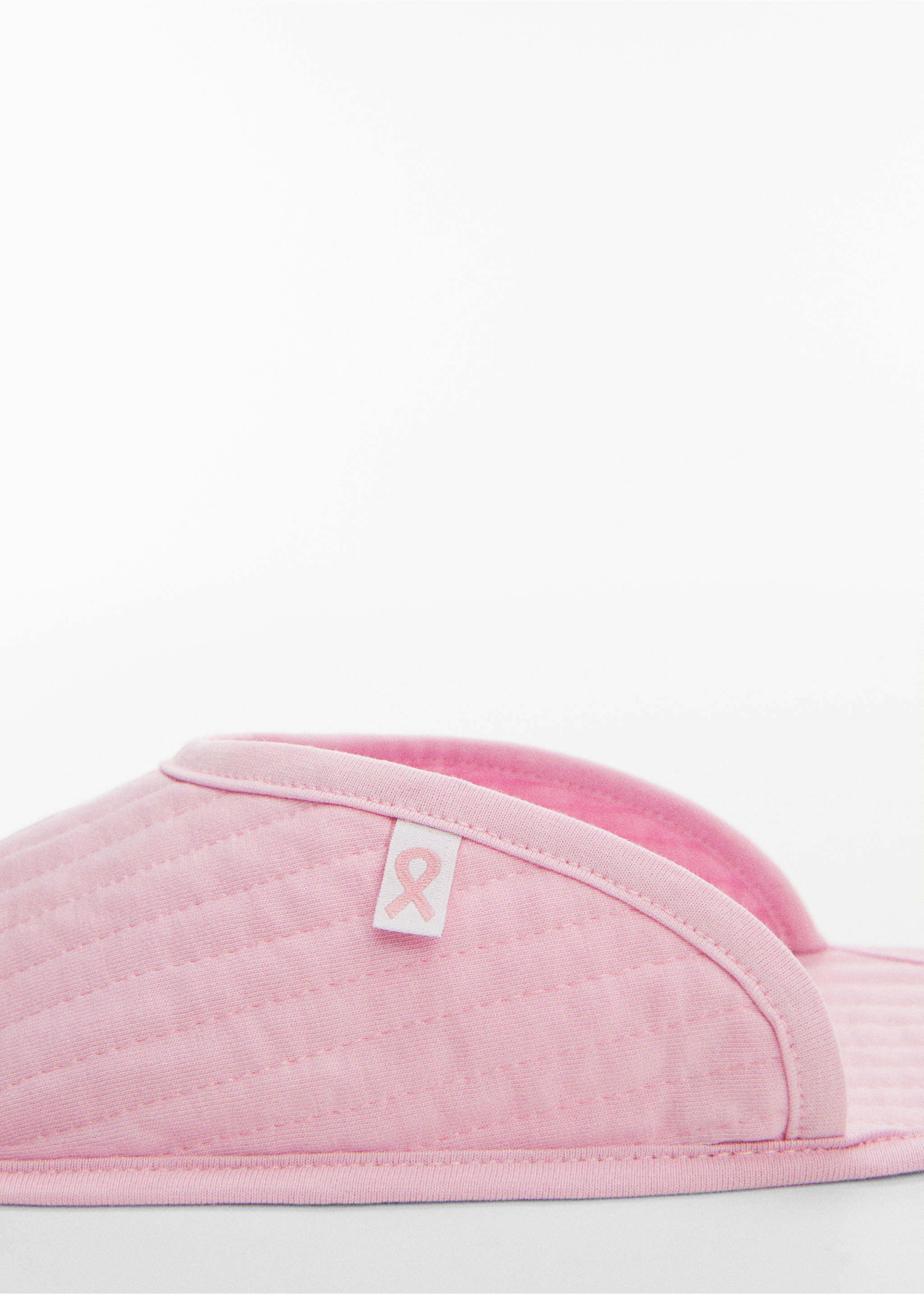 Solidarity cotton slippers - Details of the article 1, Pink. Ref: 57087759-00.