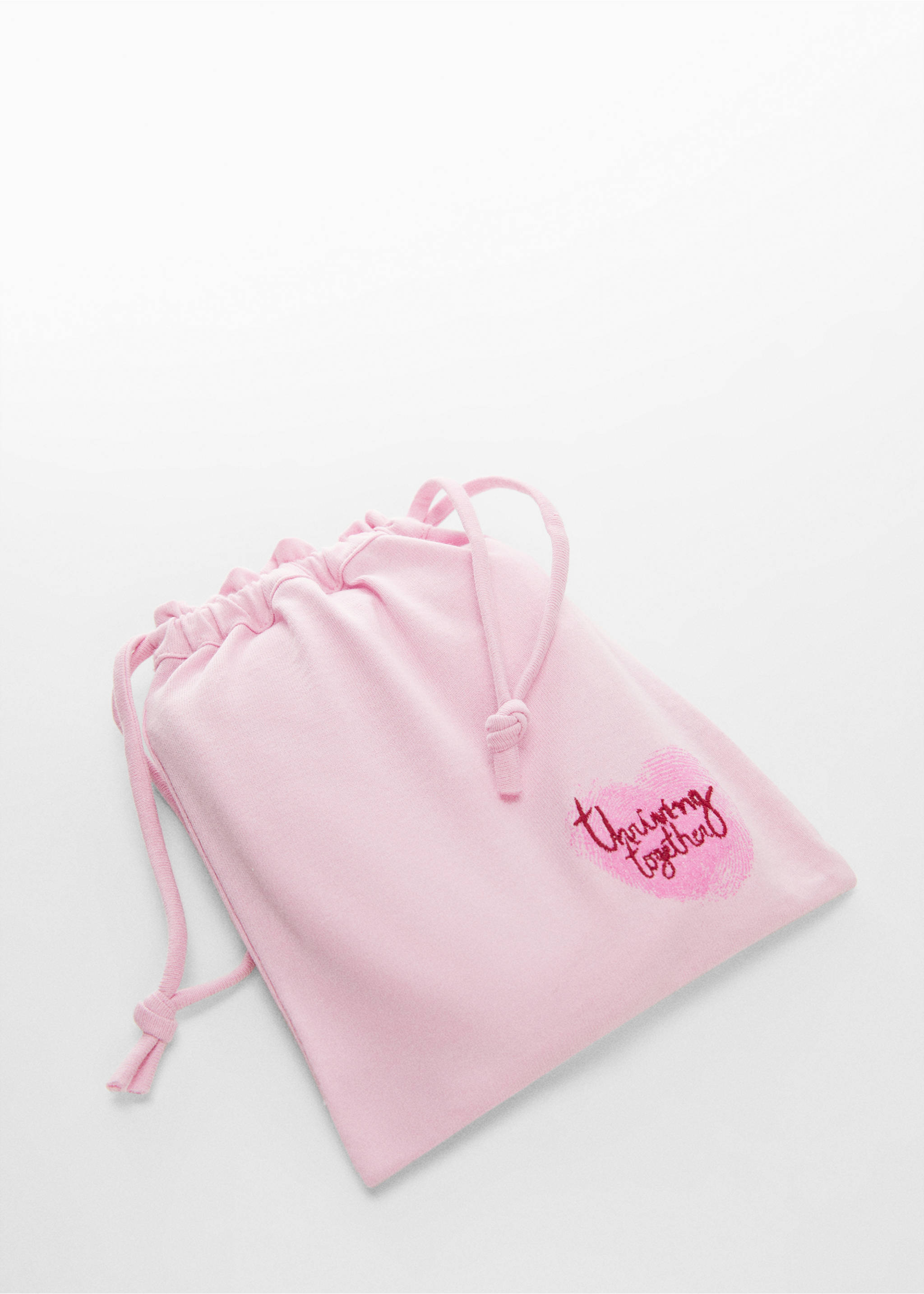 Solidarity cotton slippers - Details of the article 3, Pink. Ref: 57087759-00.