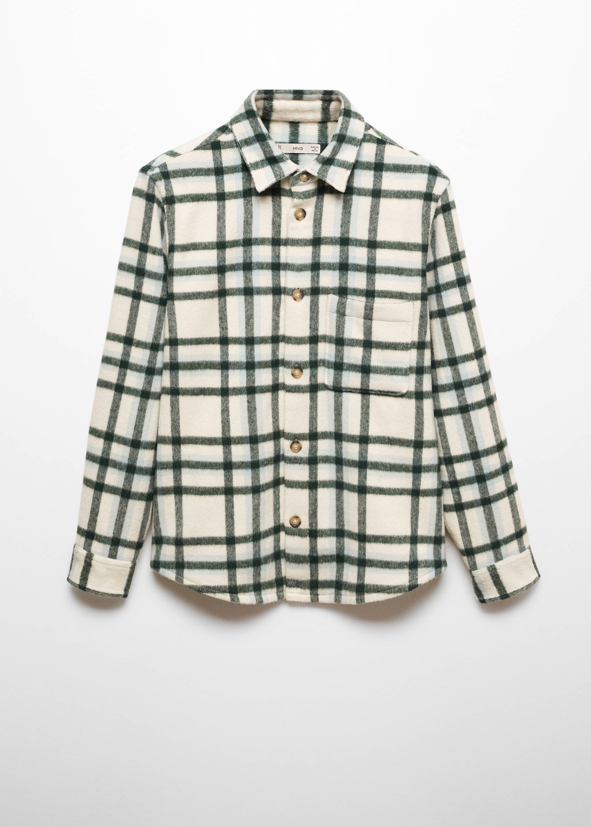 Surchemise en laine à carreaux - Article sans modèle