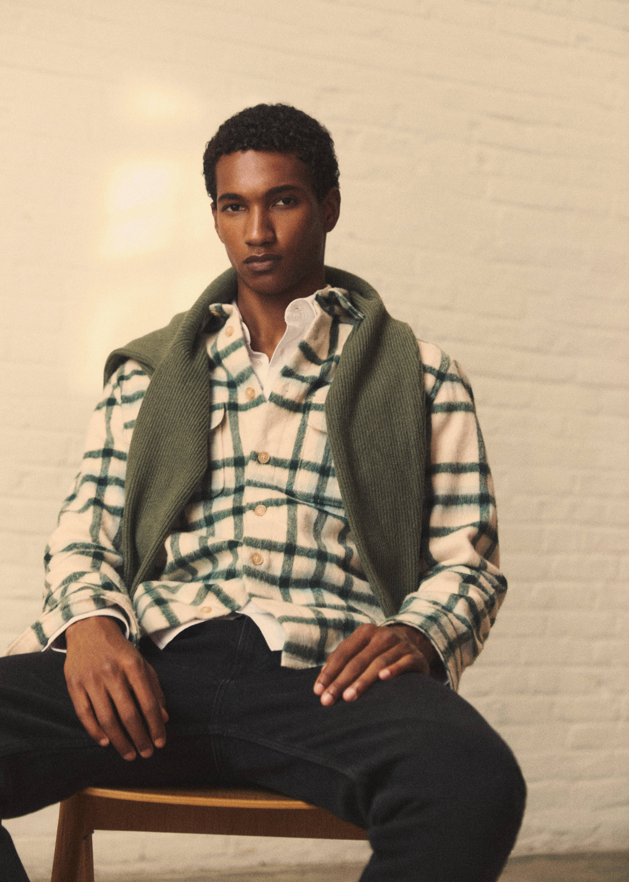 Surchemise en laine à carreaux - Détail de l'article 5