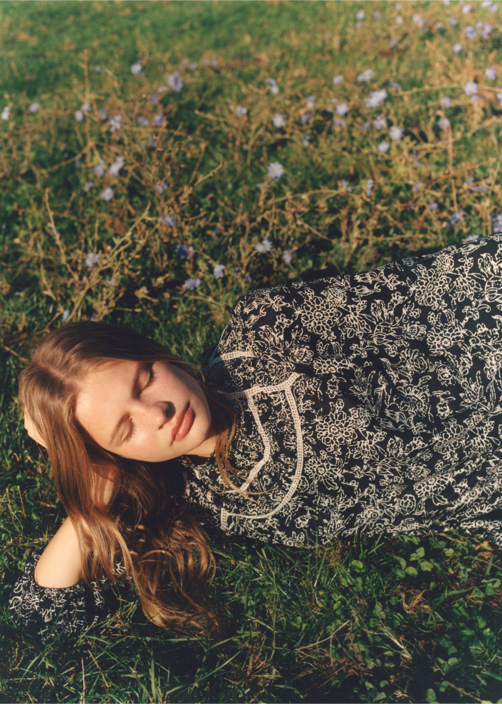 Bluse med trykk - Artikkeldetalj 5, Svart. Ref: 57087898-00.