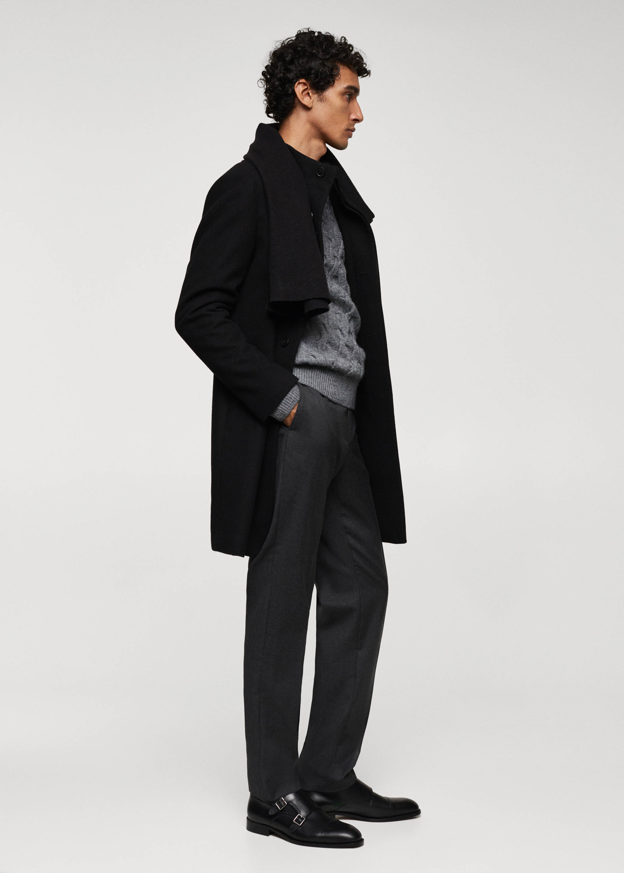 Monk ankle boots with leather buckle - General plane