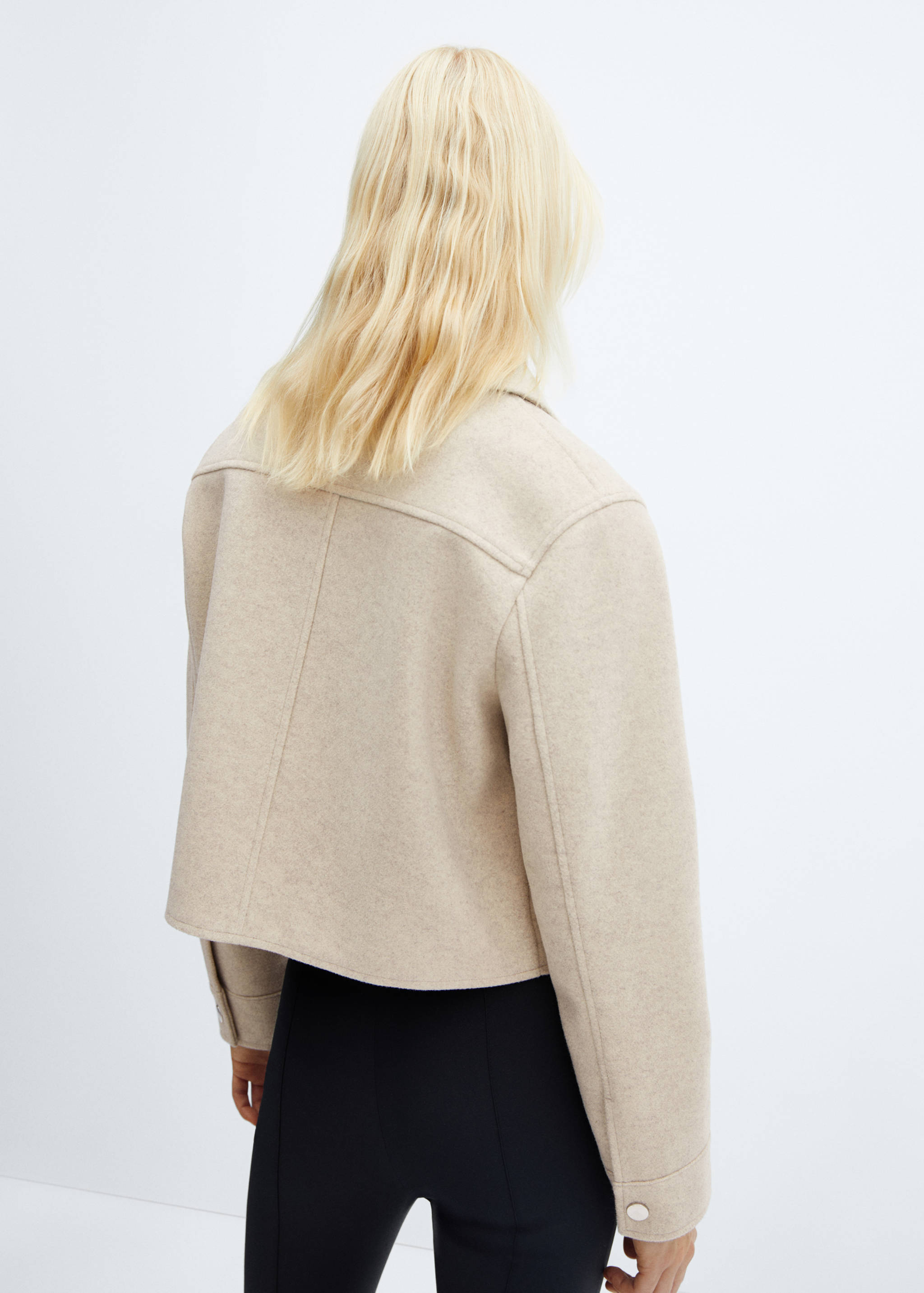 Jacke mit Zip-Taschen - Rückseite des Artikels