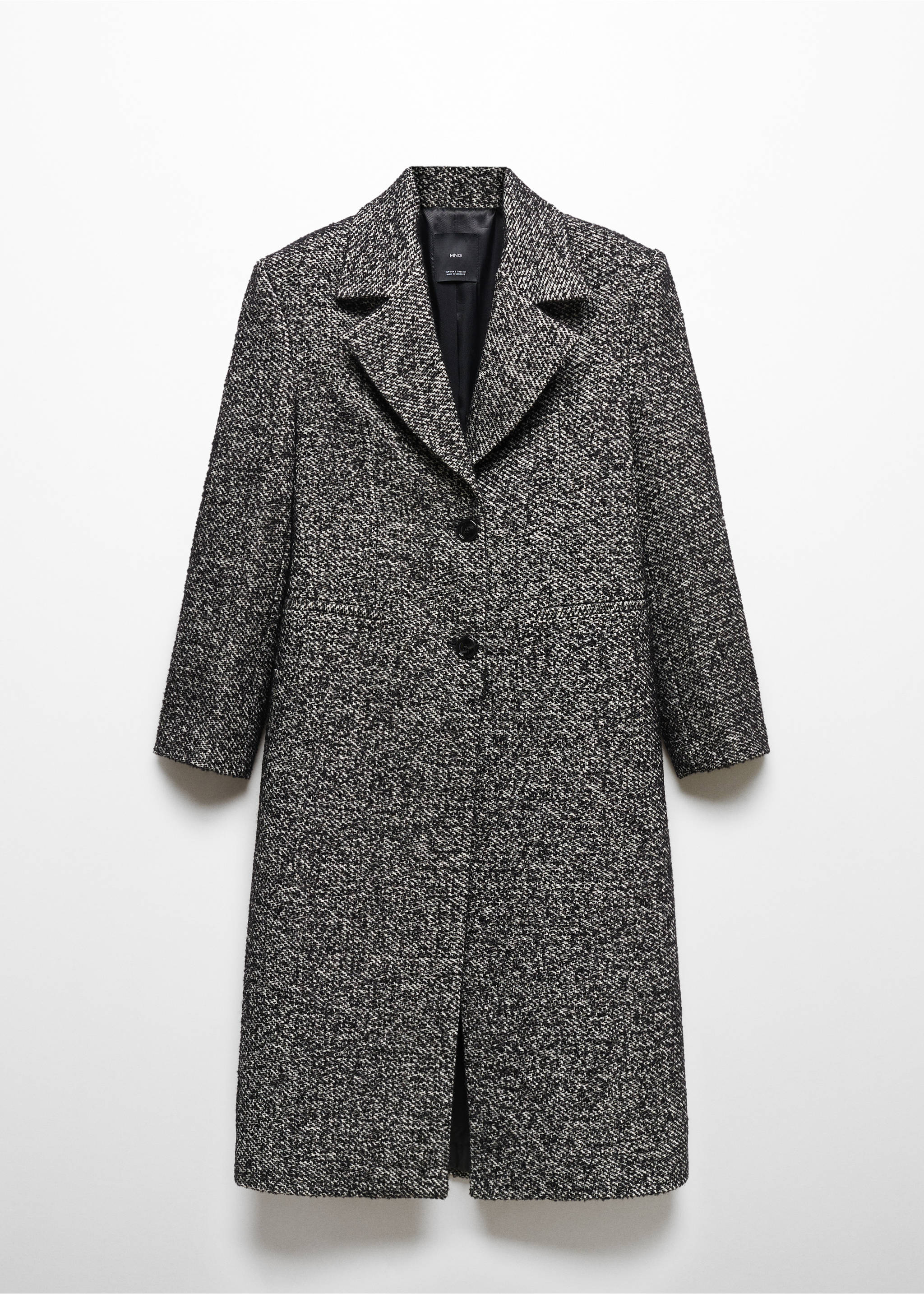 Long marbled coat - Article without model, Off White. Ref: 57088277-00.