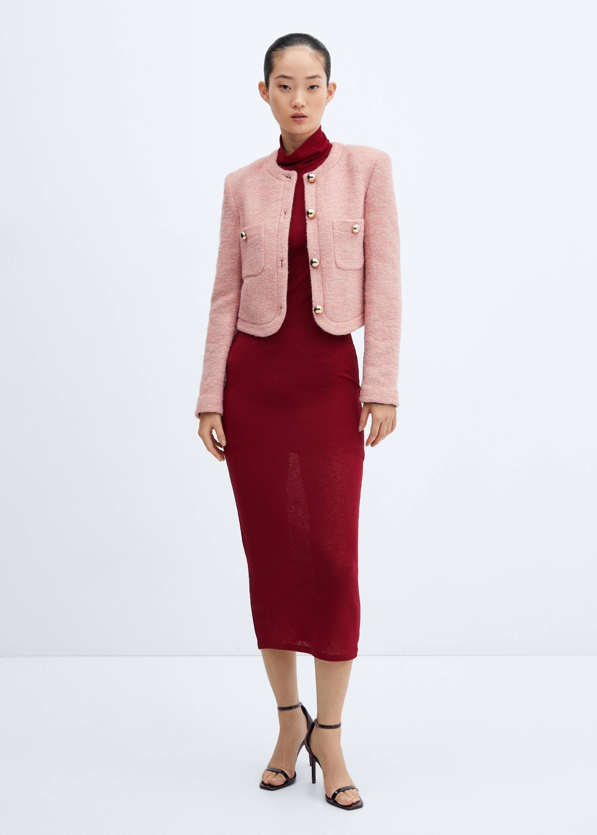 Strickjacke mit Knöpfen - Allgemeine Ansicht